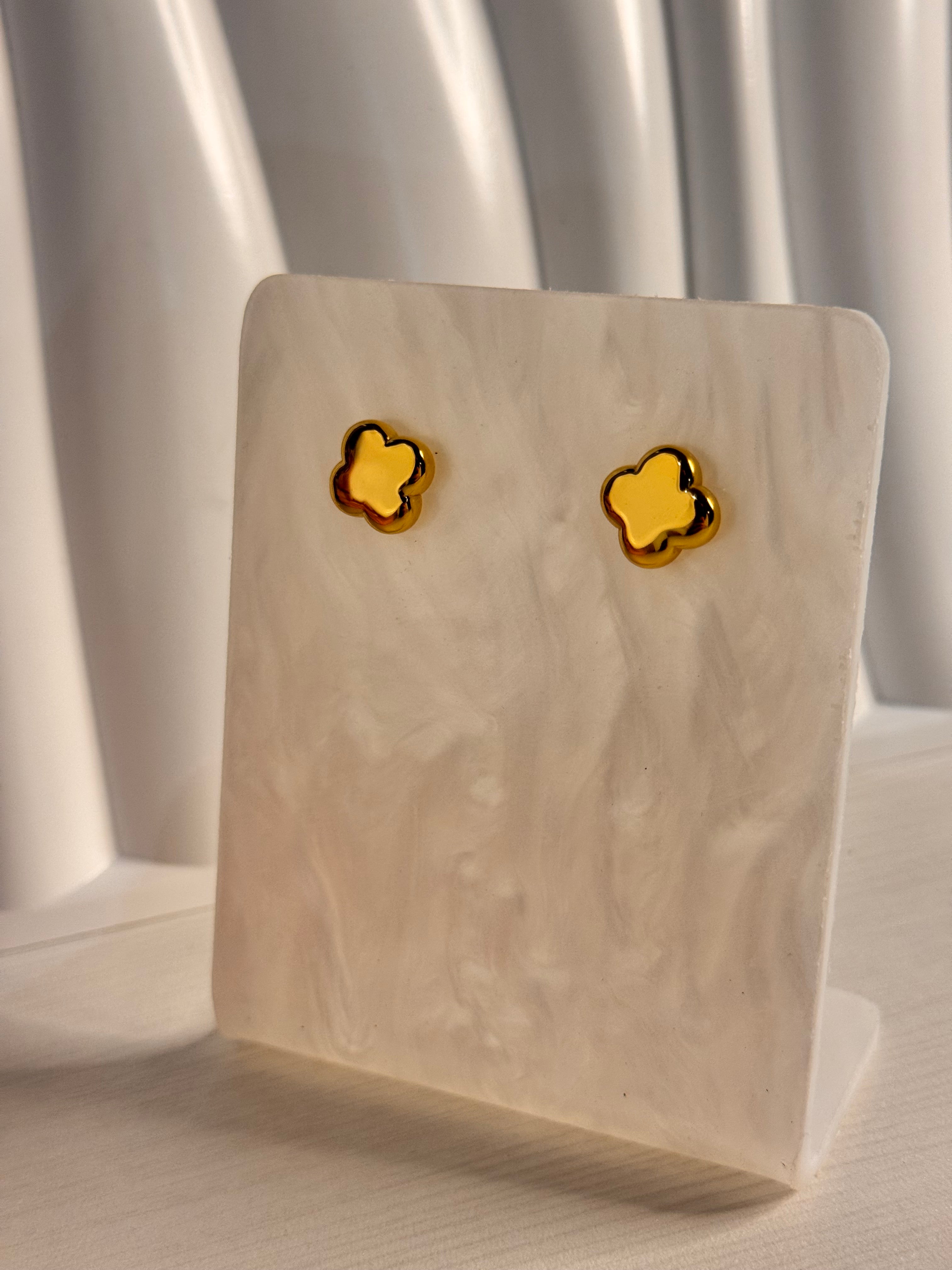 Orecchini Quadrifoglio Dorato
