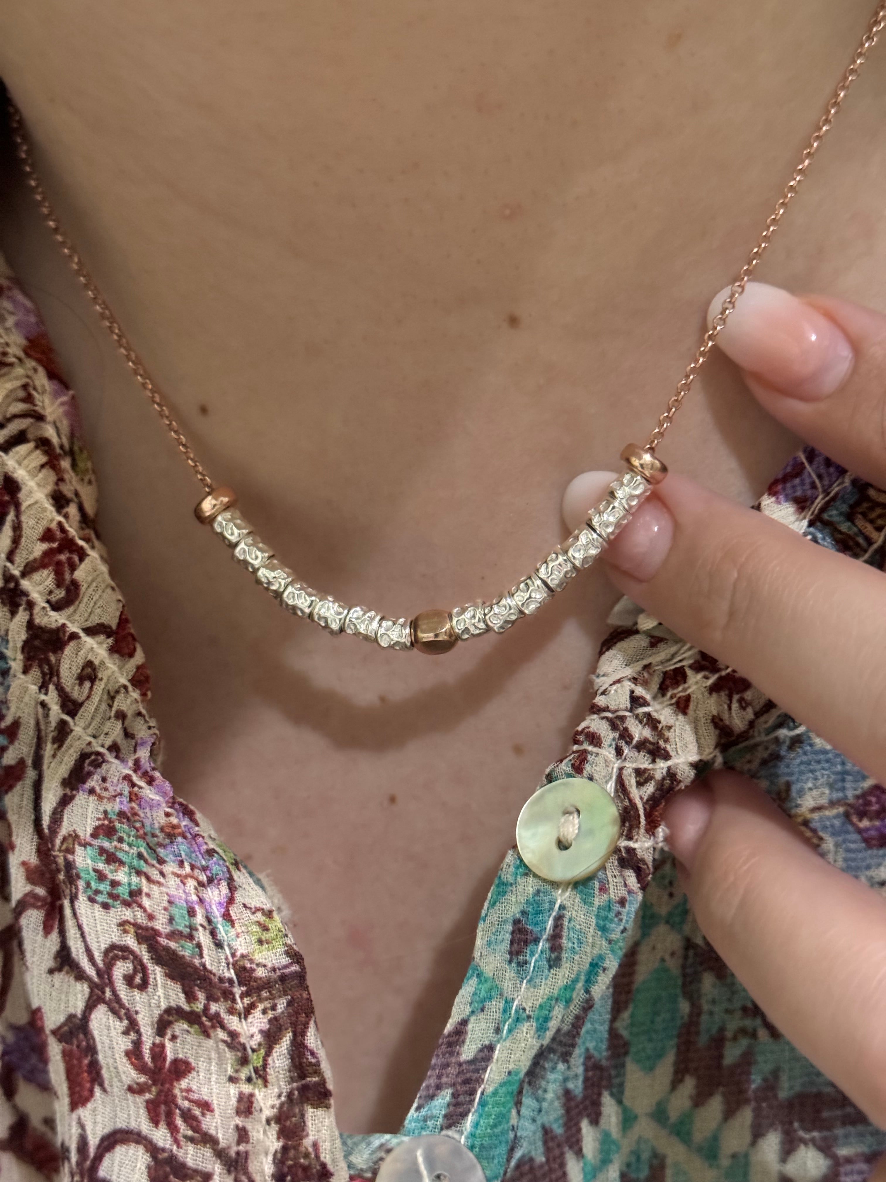 Collana Granelli e Rondelle