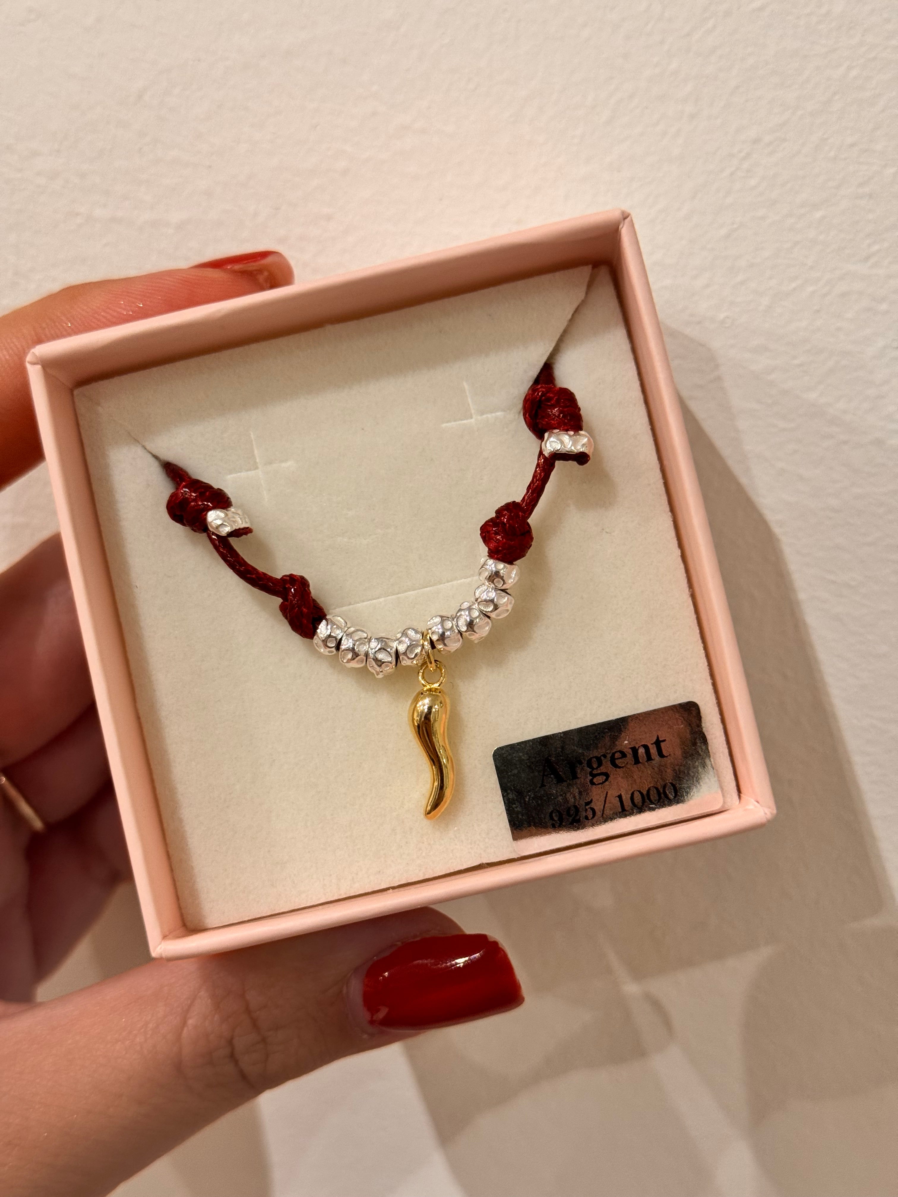 CREA IL TUO BRACCIALE CORDONCINO - charms oro