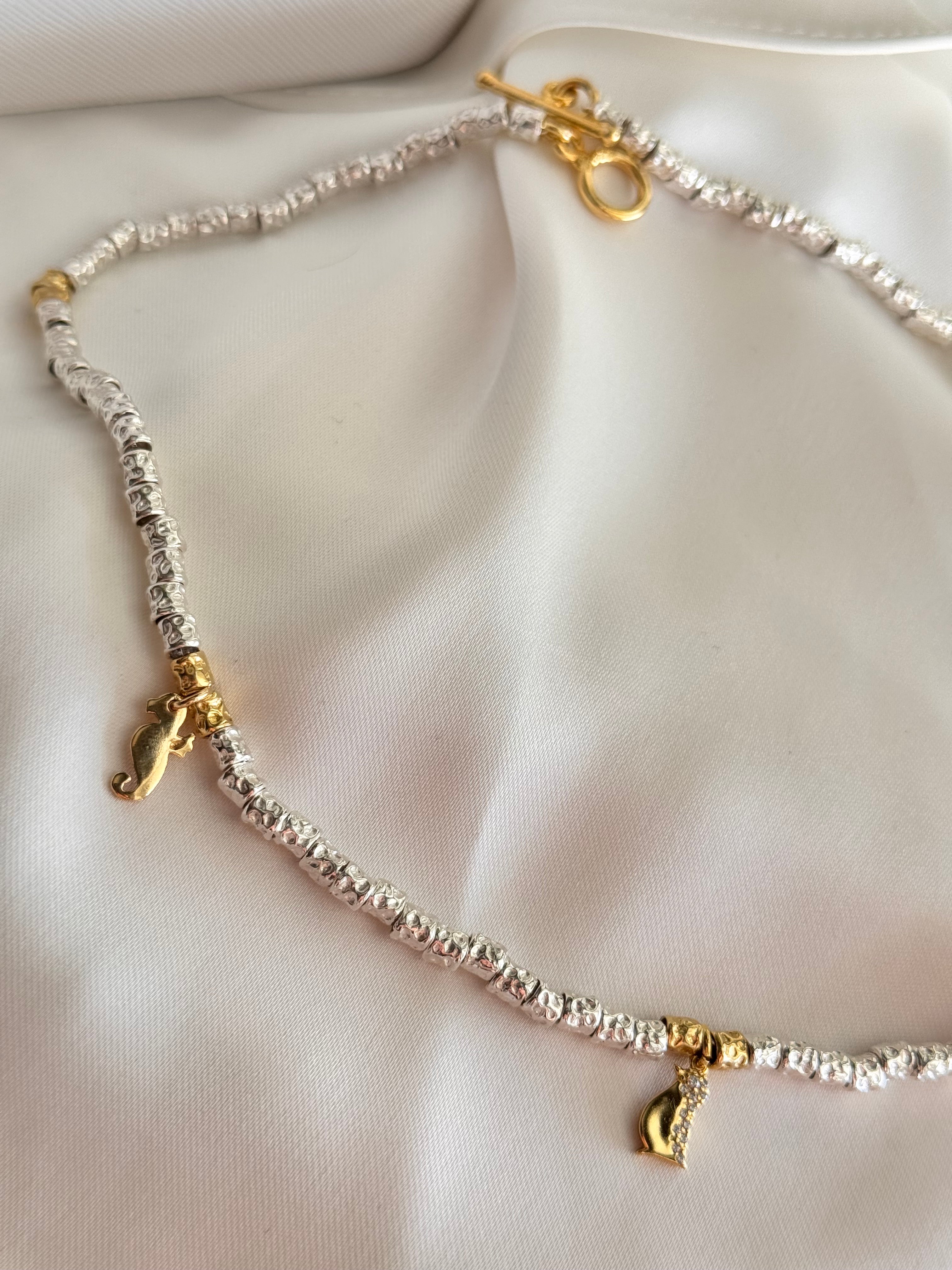 Collana Charm Oro Pepite Maxi