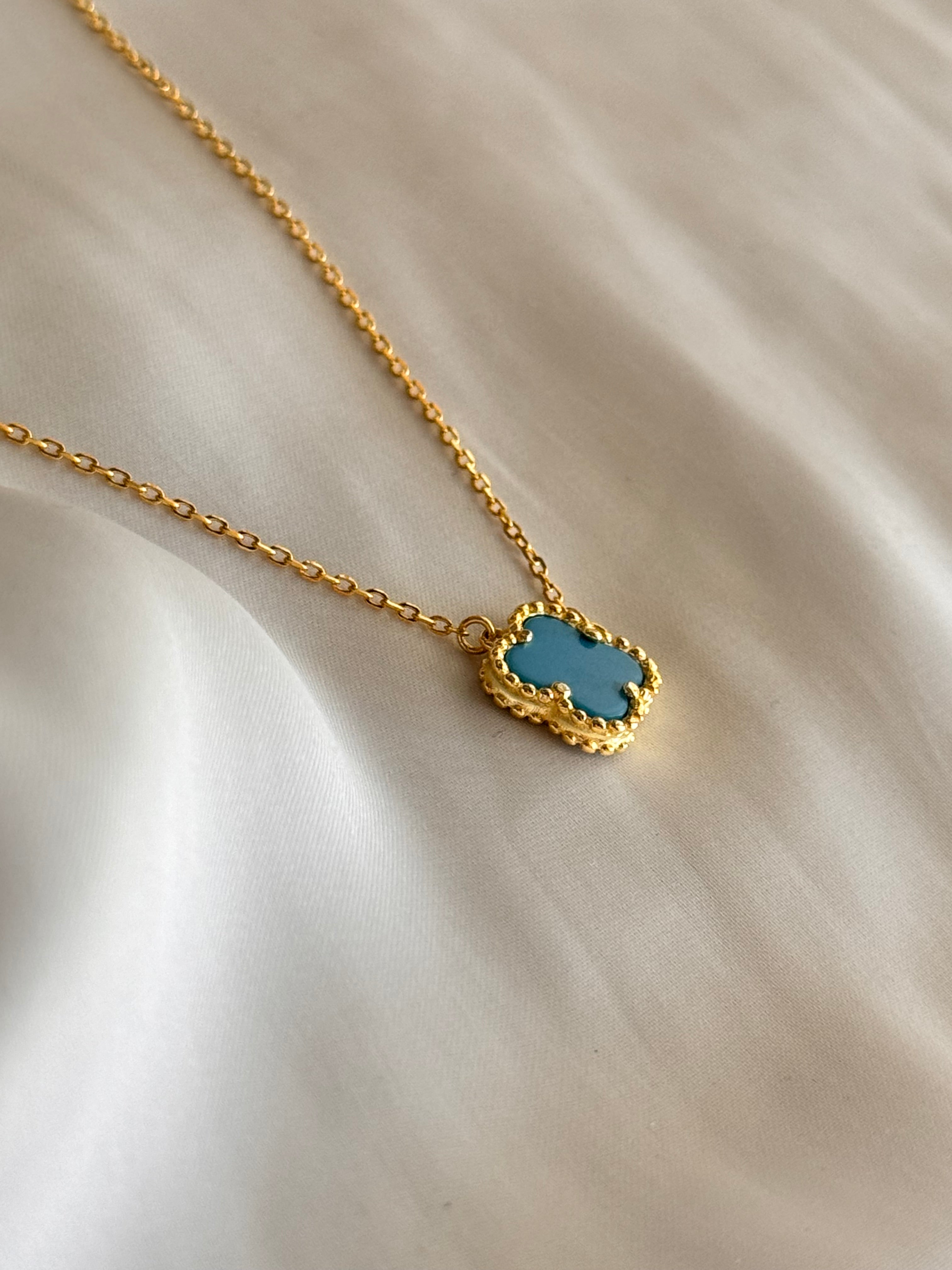 Collana Fiore Turchese