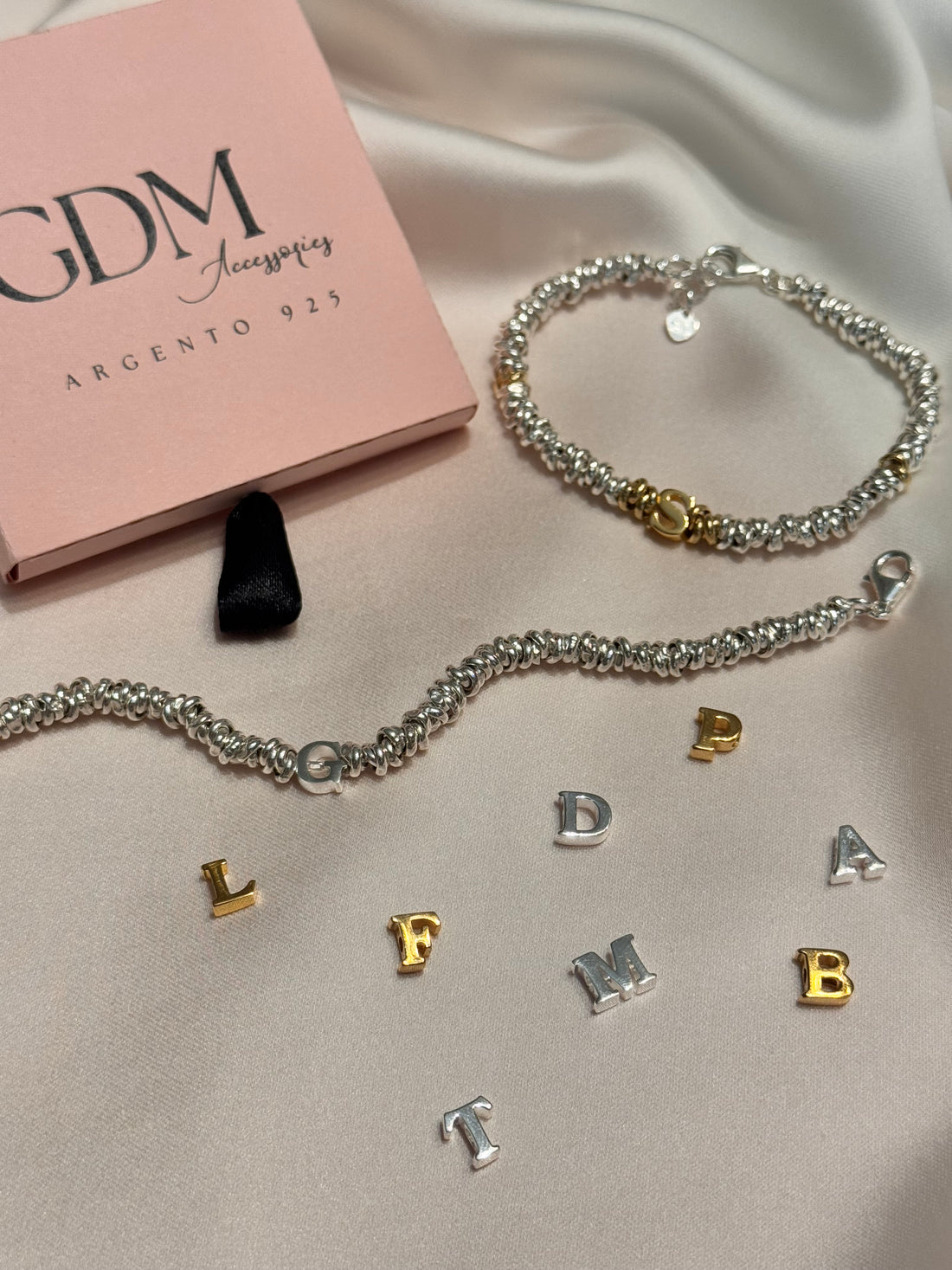 Bracciale Letterina Passante