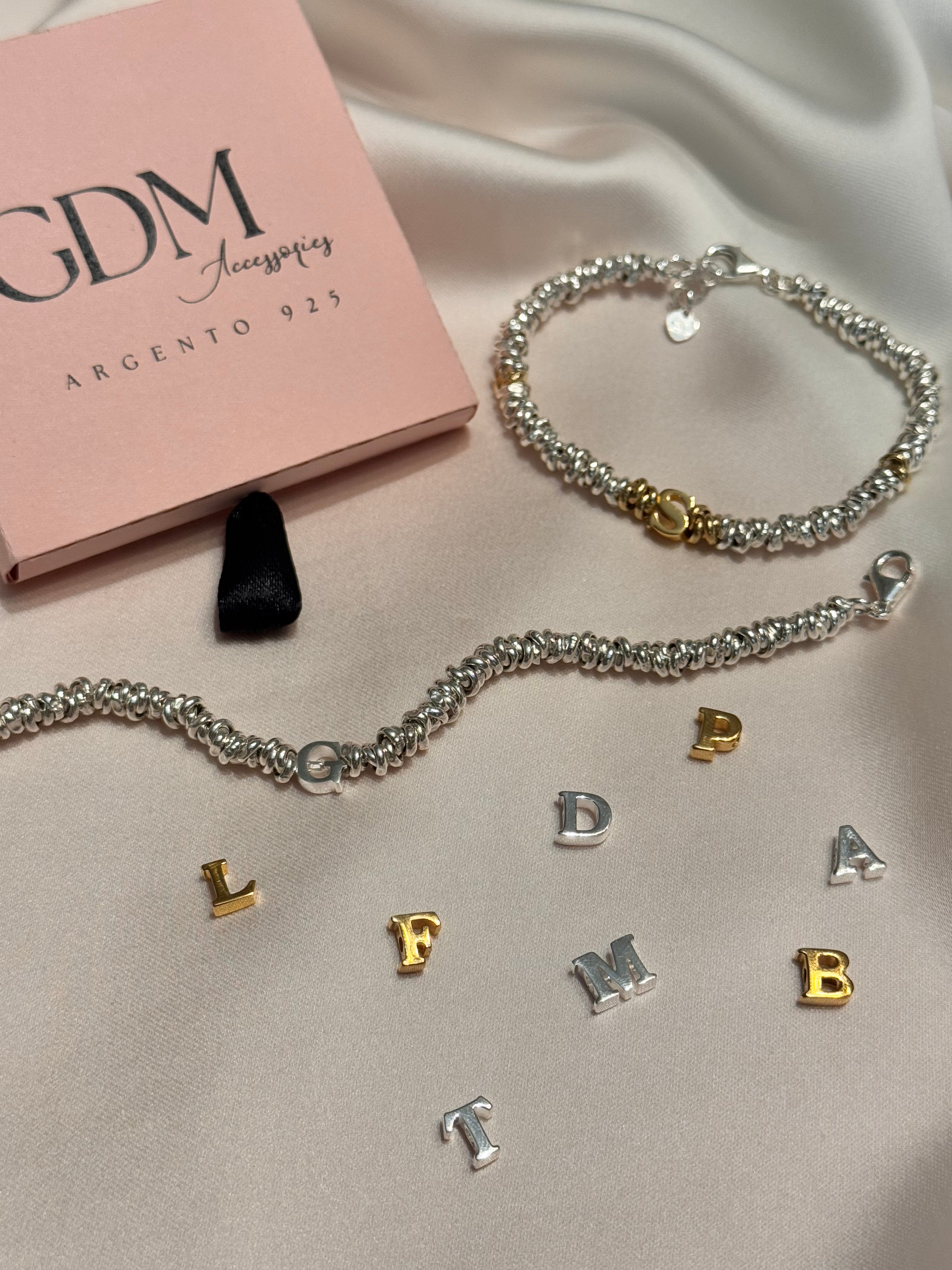 Bracciale Letterina Passante