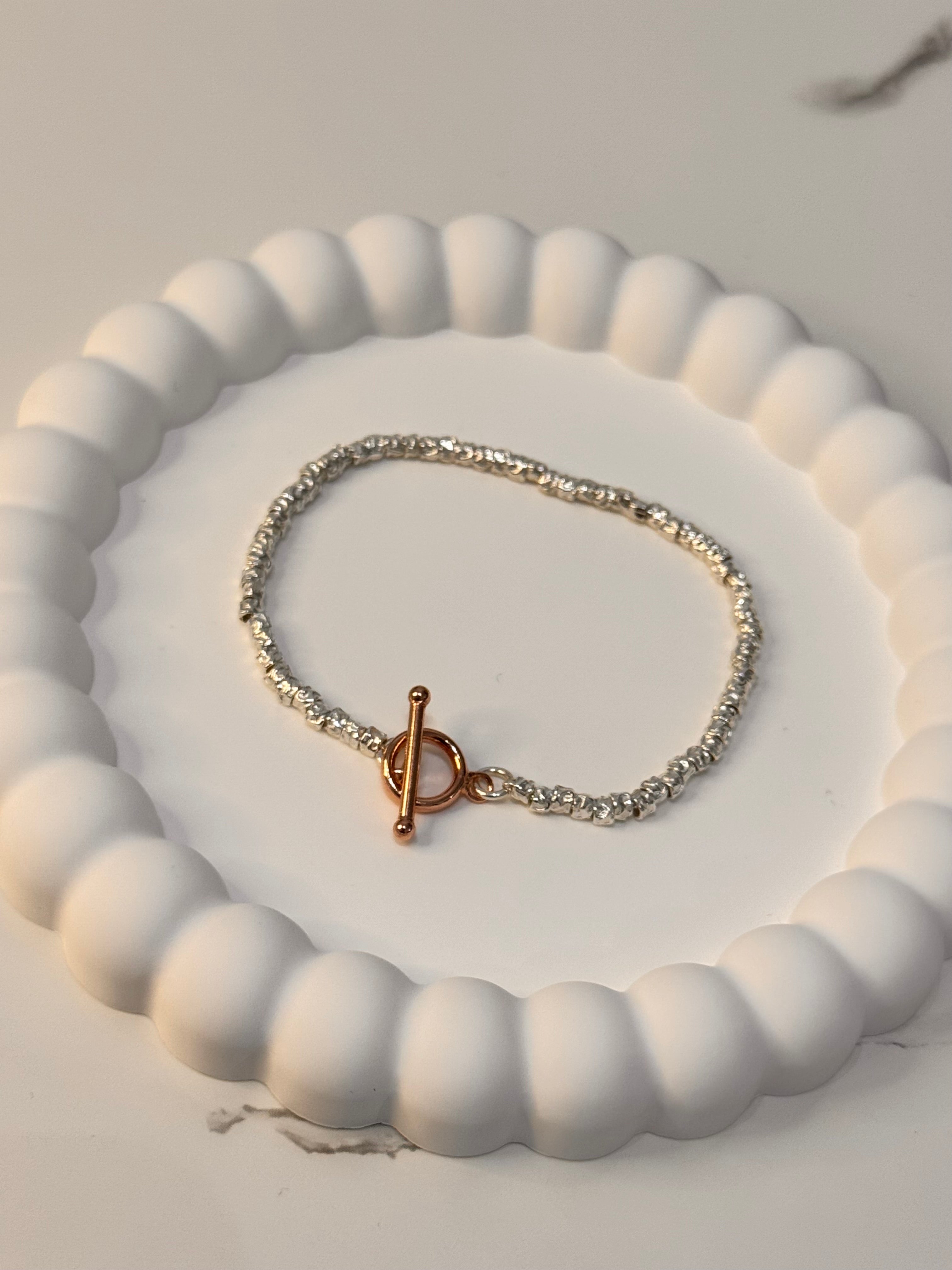 CREA IL TUO BRACCIALE GRANELLI - charms rosa