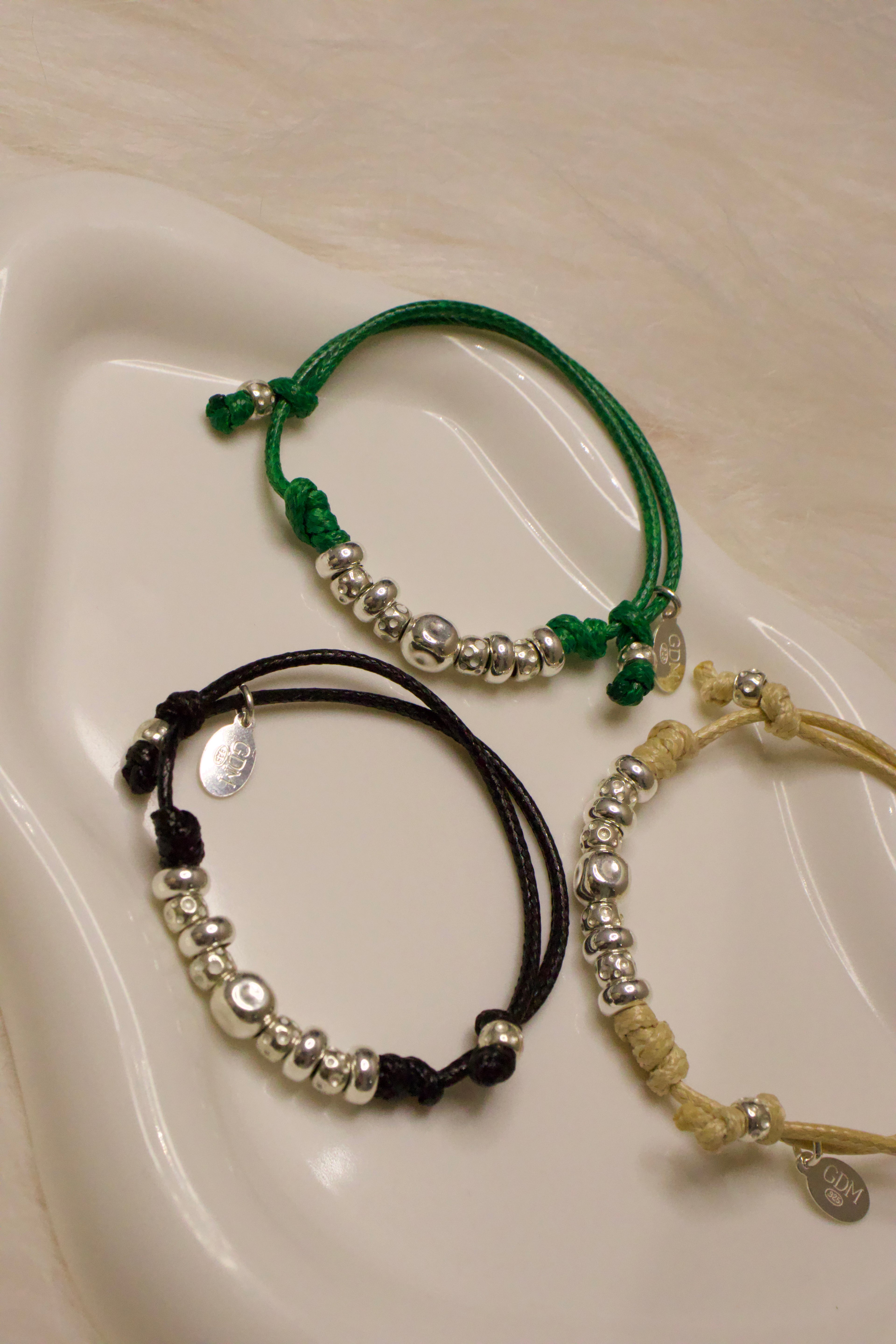 Cordoncino e Granelli Argento