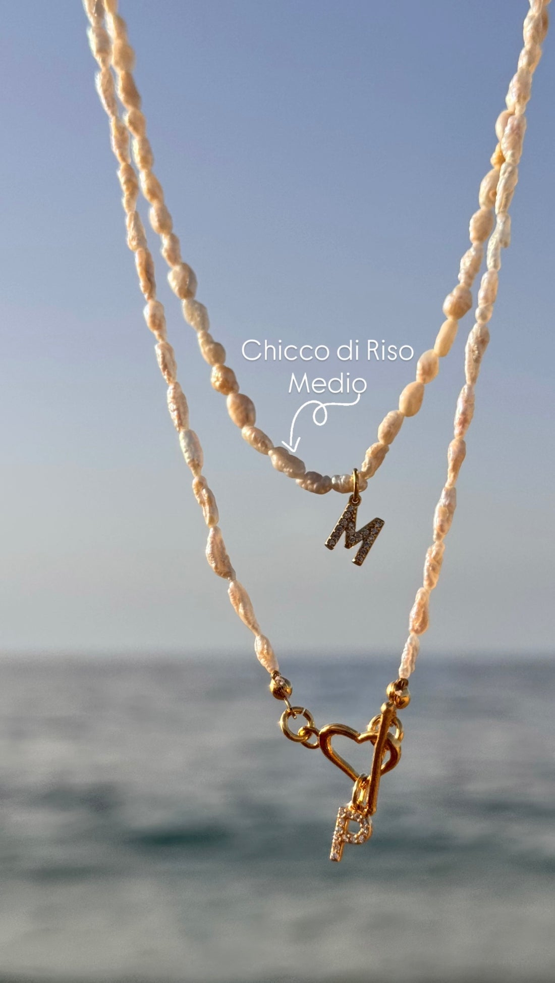 Crea la tua Collana Chicco di Riso Medio