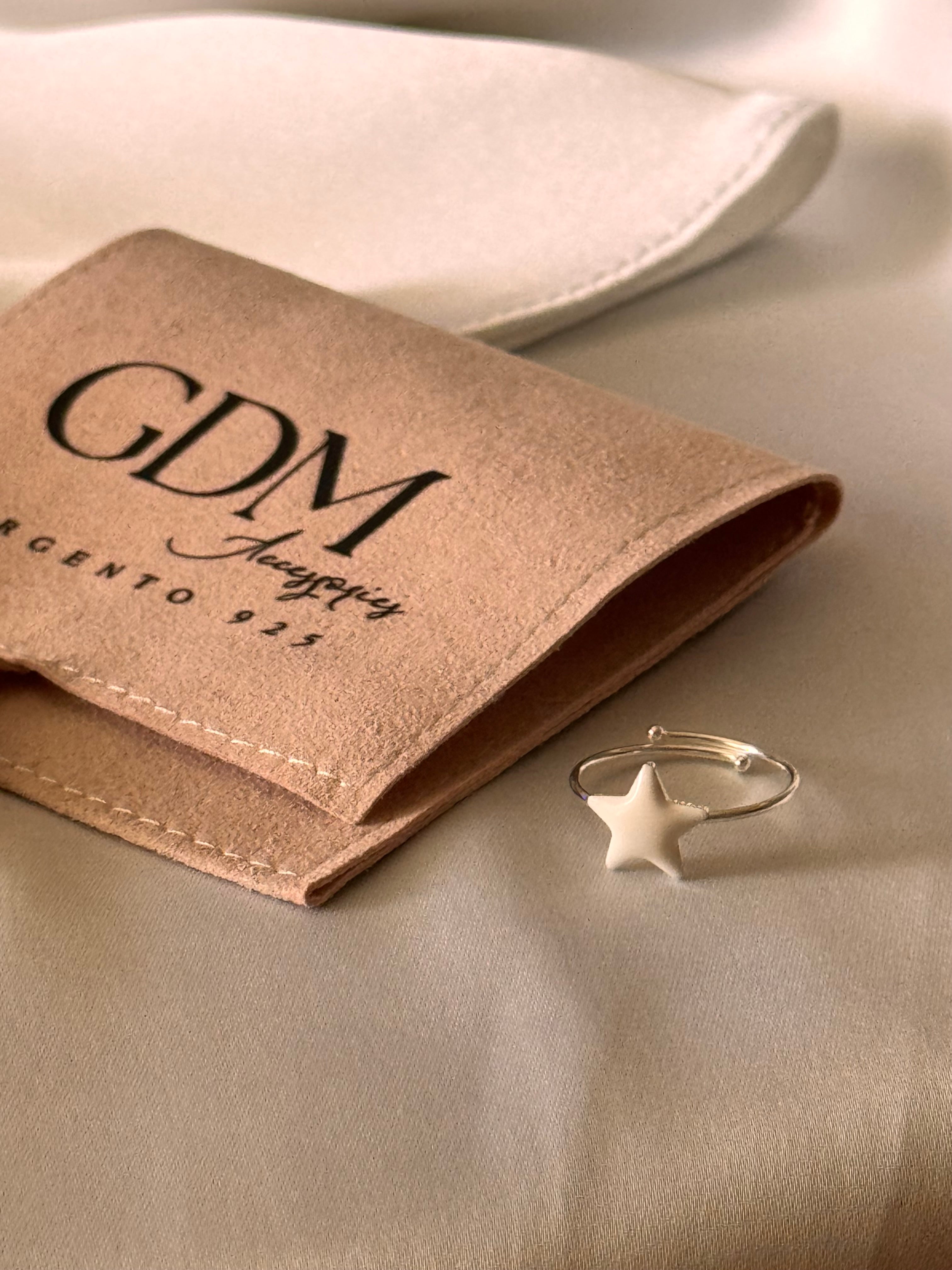 Anello Cuore Stella Smaltati