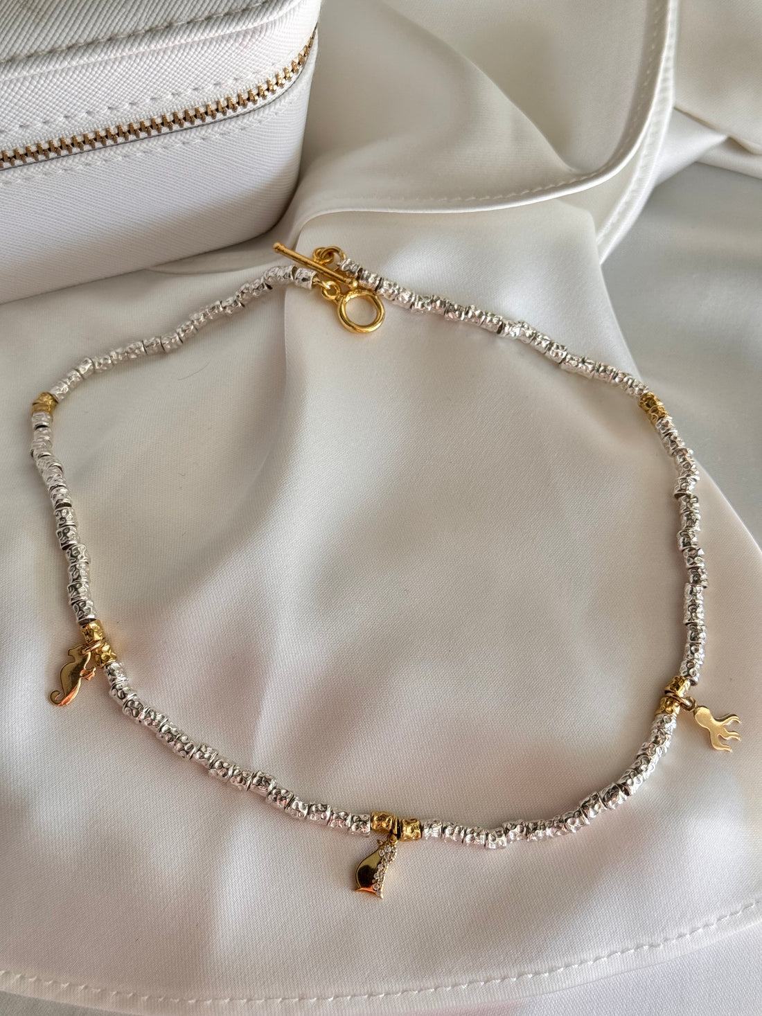 Collana Charm Oro Pepite Maxi