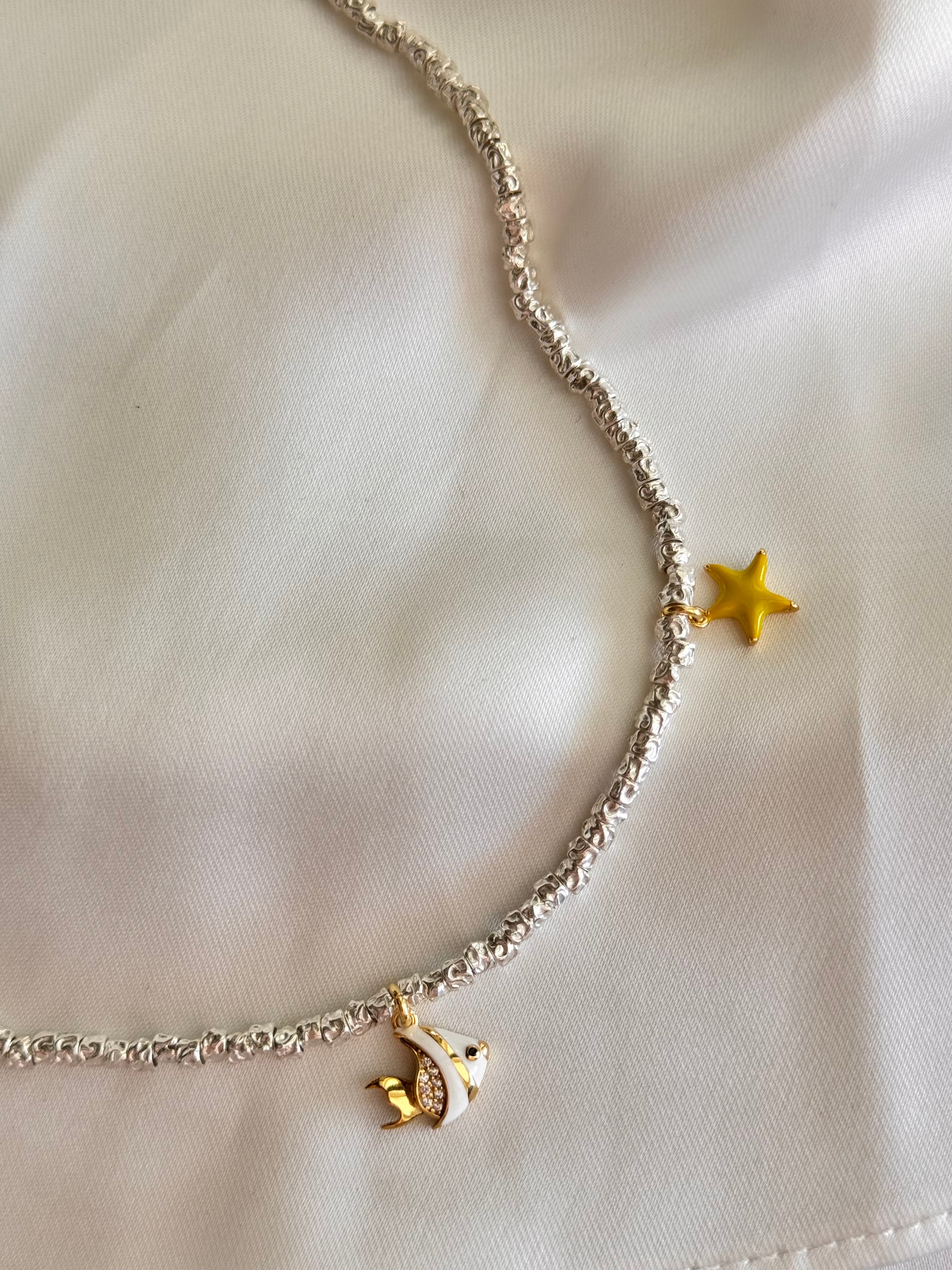Collana Pesce e Stelle