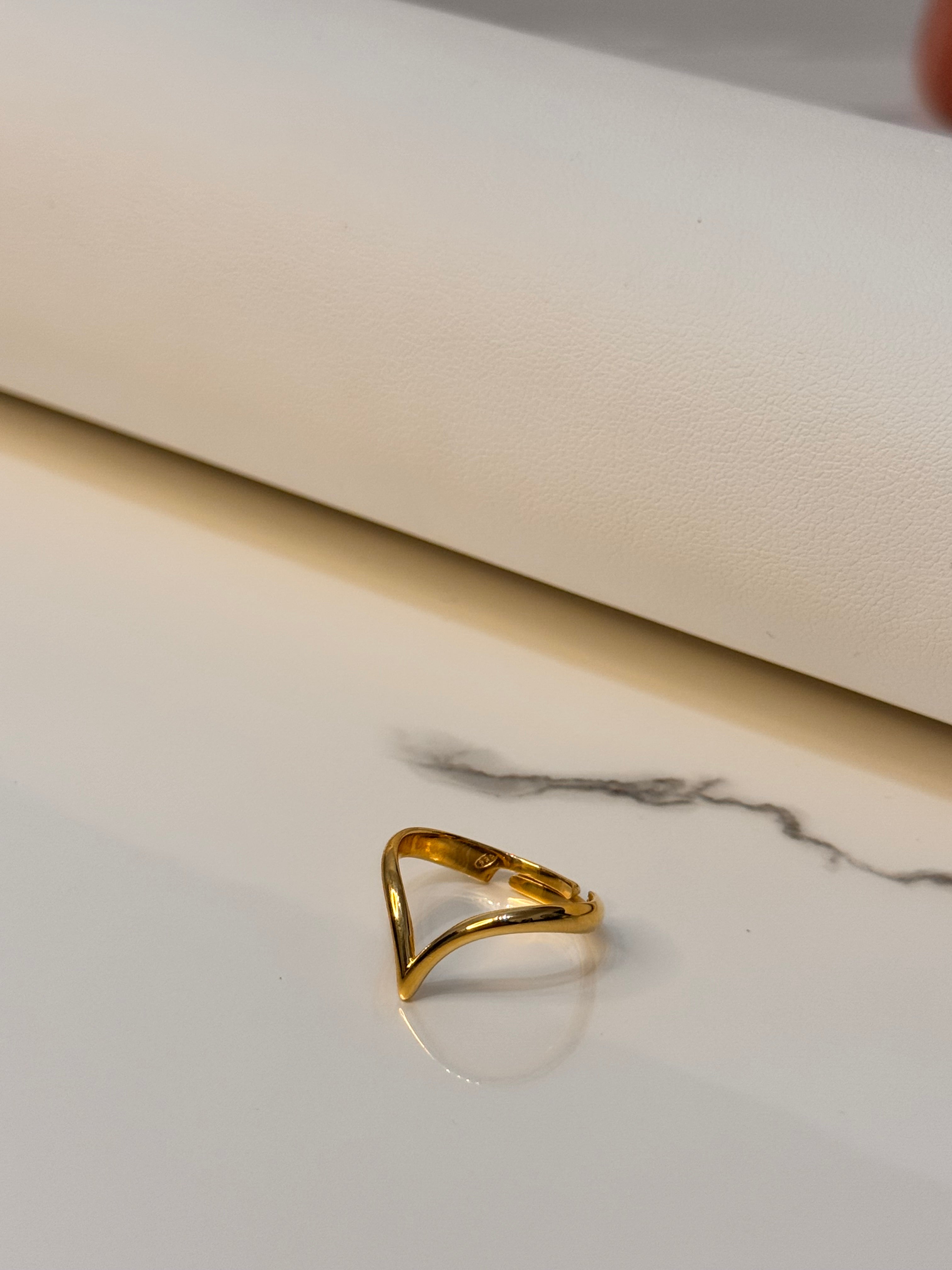 Anello Corona Dorata