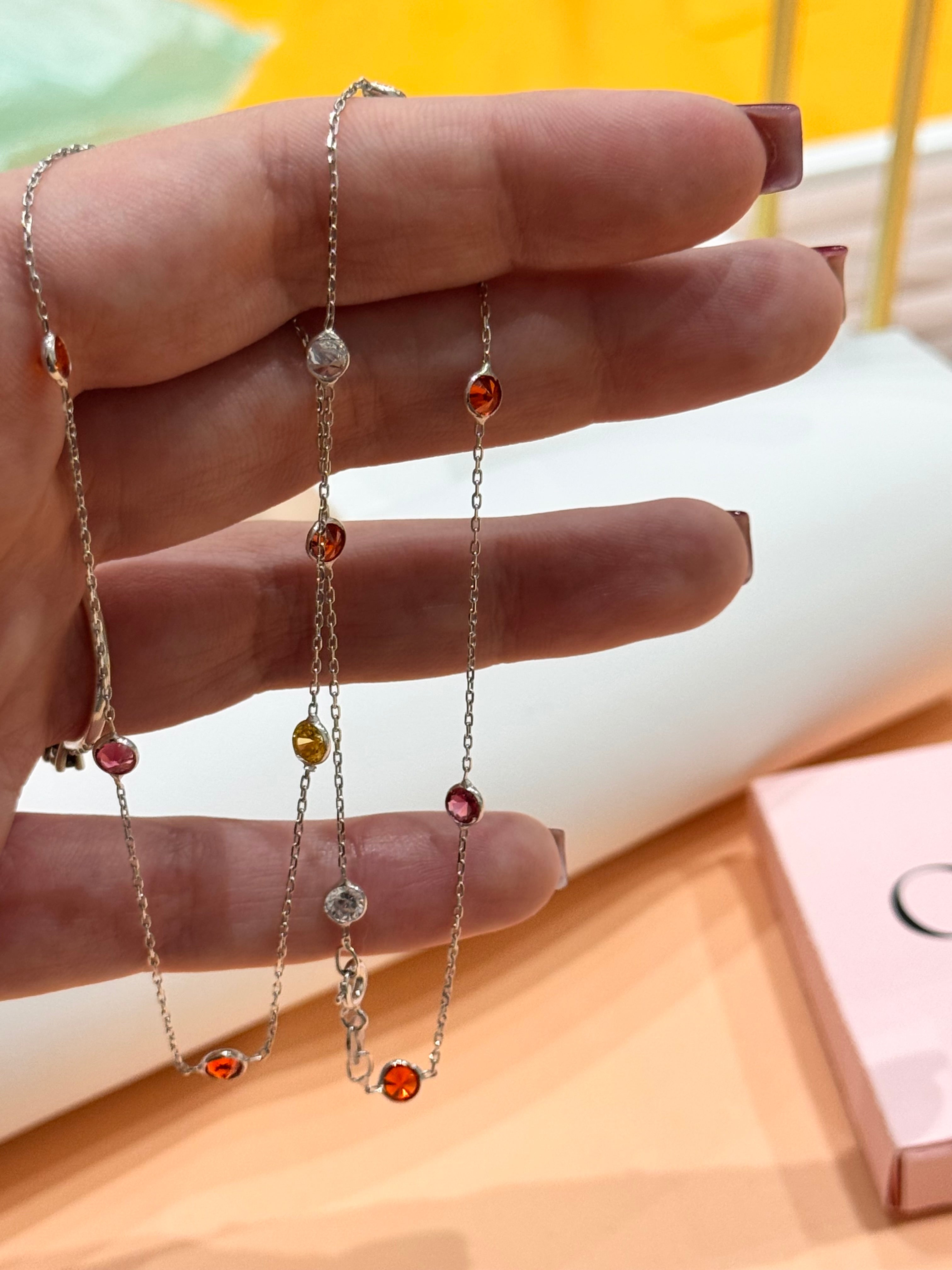 Collana Pietre Colorate