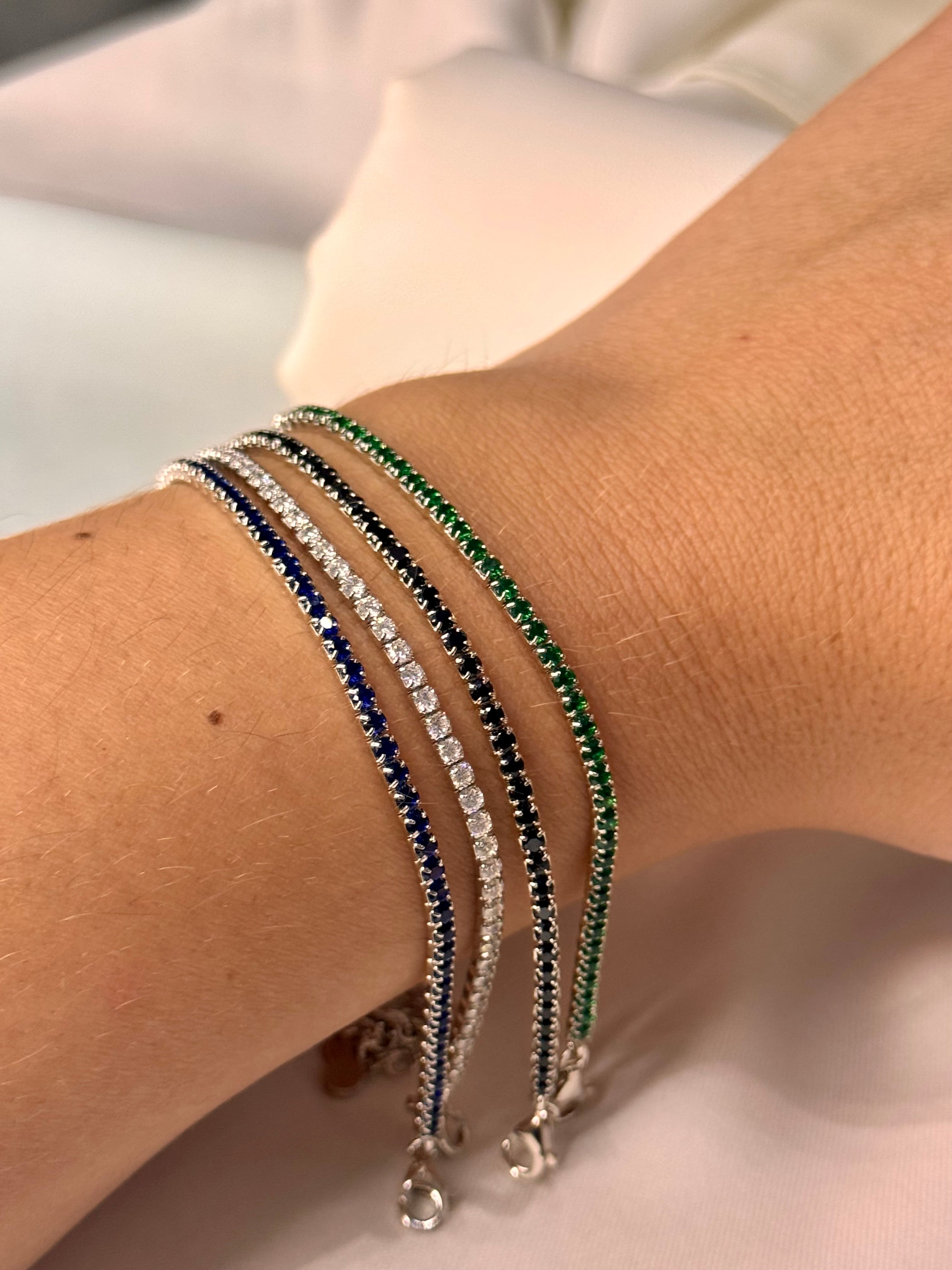 Bracciale Tennis Regolabile