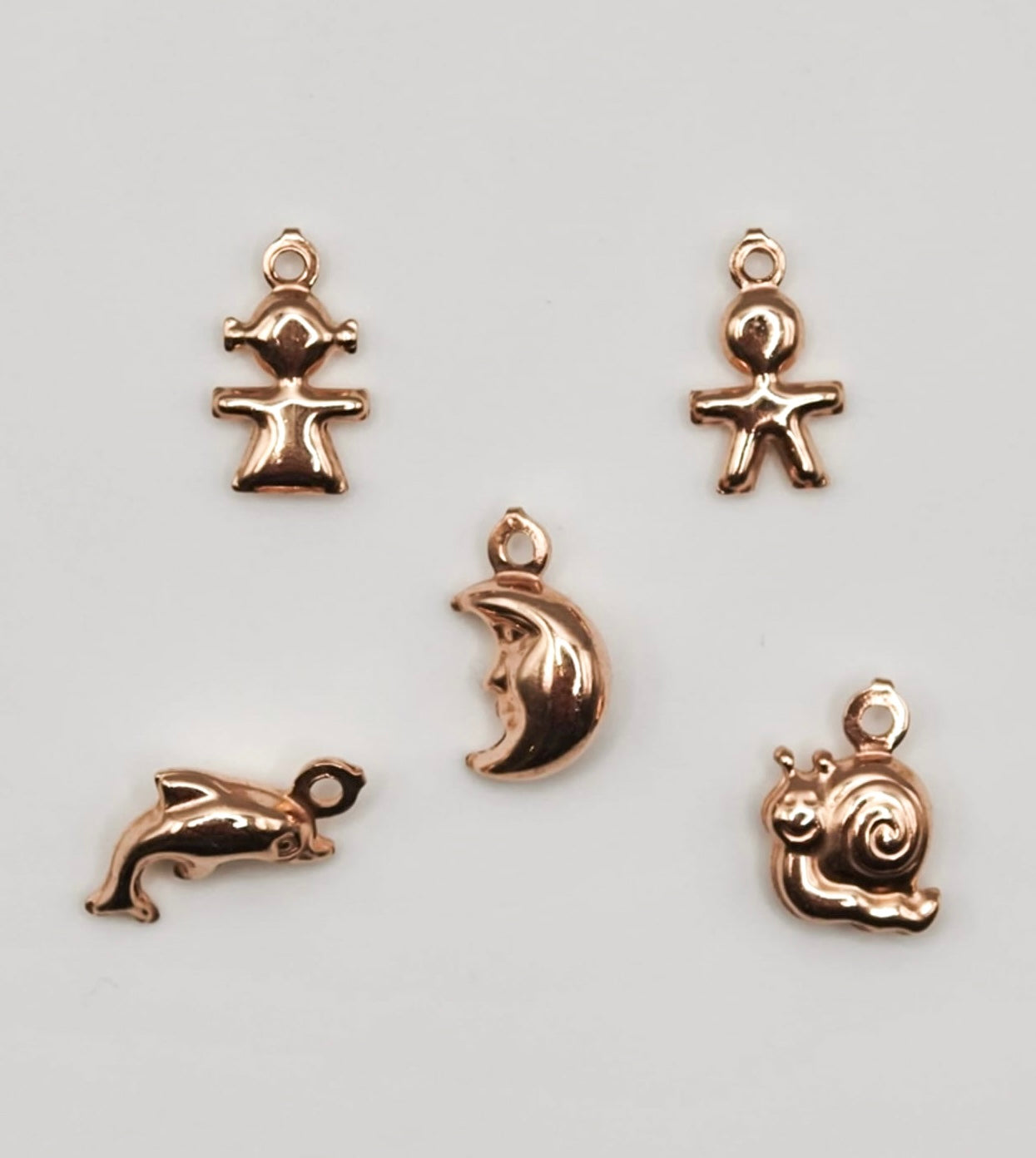 CREA IL TUO BRACCIALE GRANELLI MAXI - charms rosa