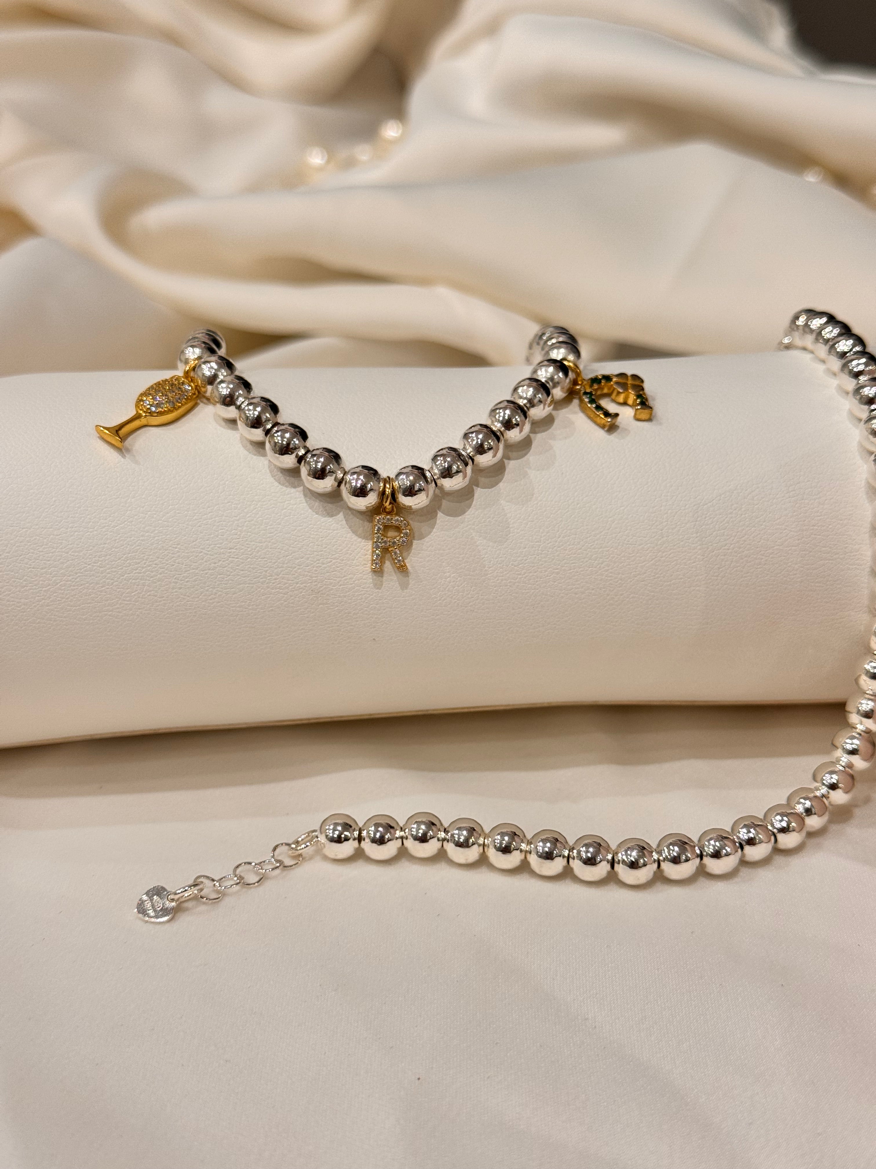 Crea il tuo Bracciale Sfere - Charms Oro