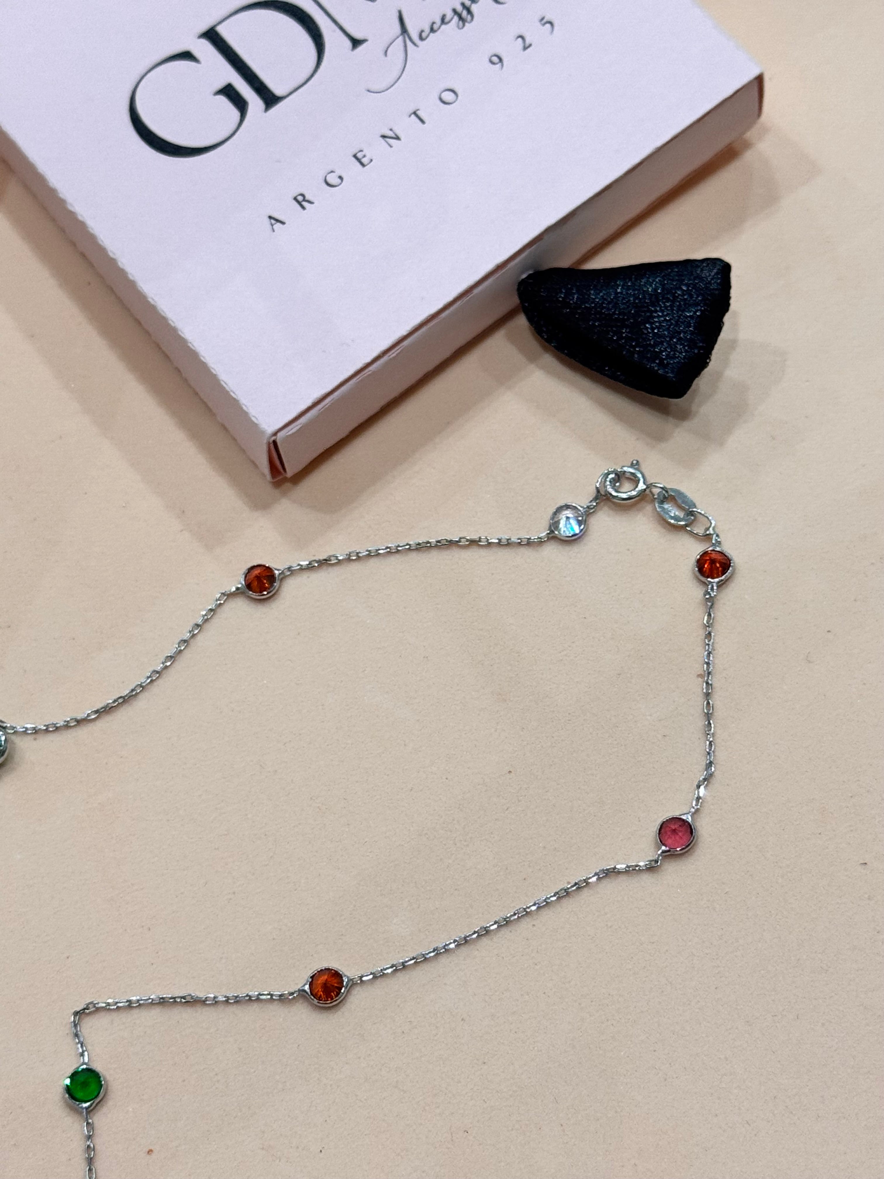 Collana Pietre Colorate