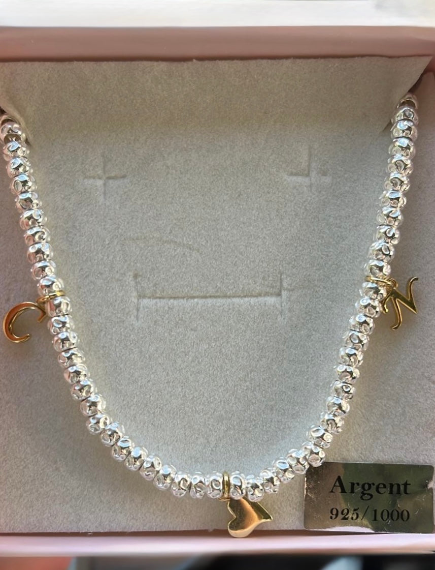 CREA LA TUA COLLANA GRANELLI BOMBATI E TONDEGGIANTI - Argento e Oro