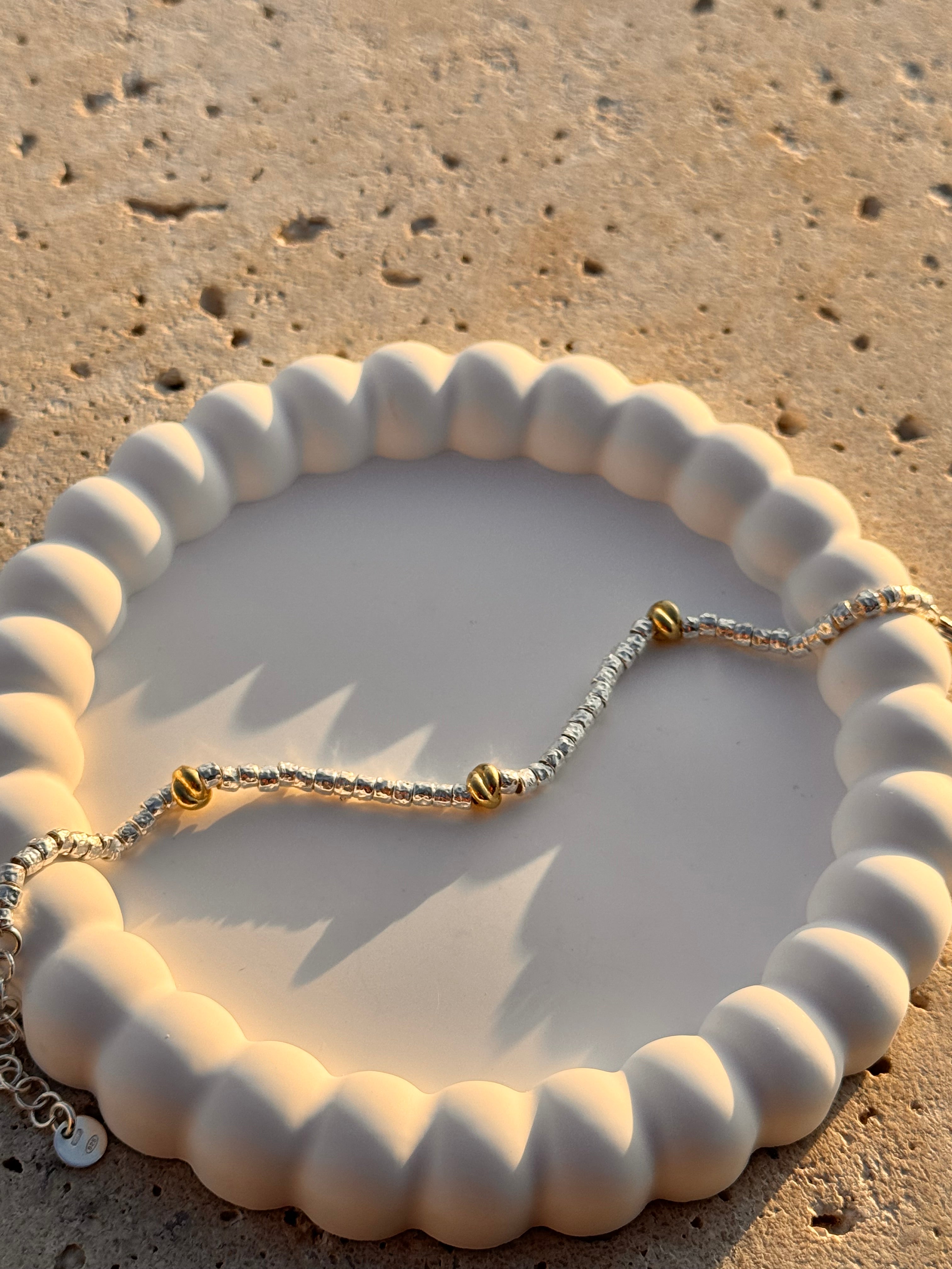 Bracciale Granelli e Nodini Oro