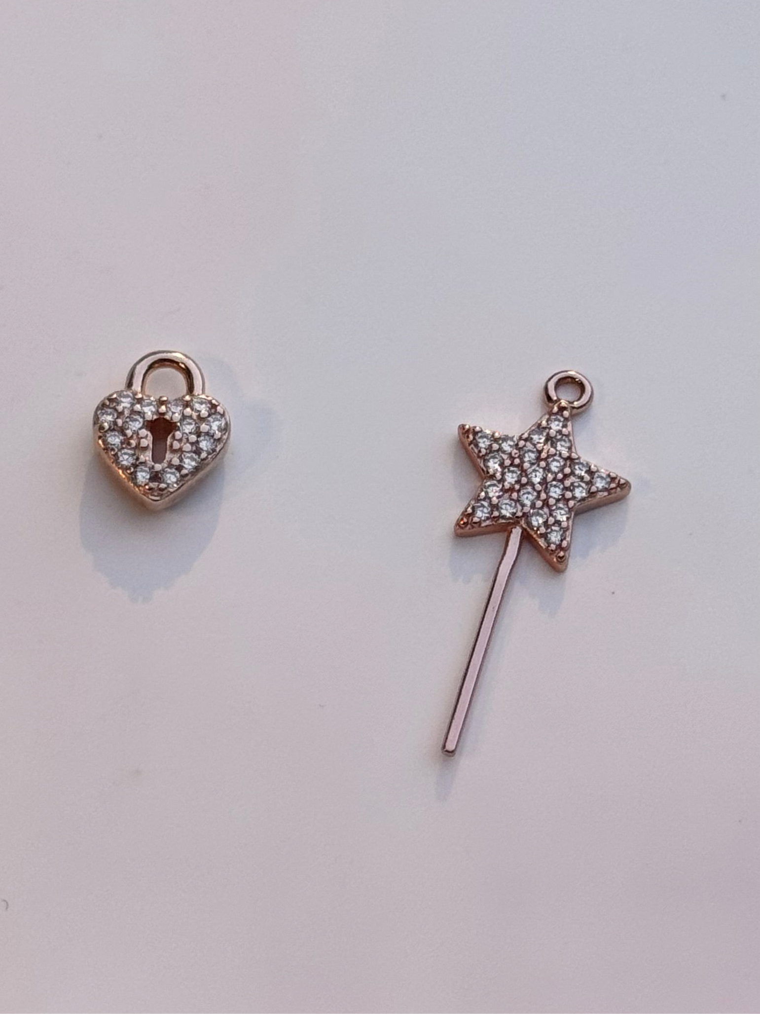 CREA LA TUA COLLANA PERLE DI FIUME - charms rosa