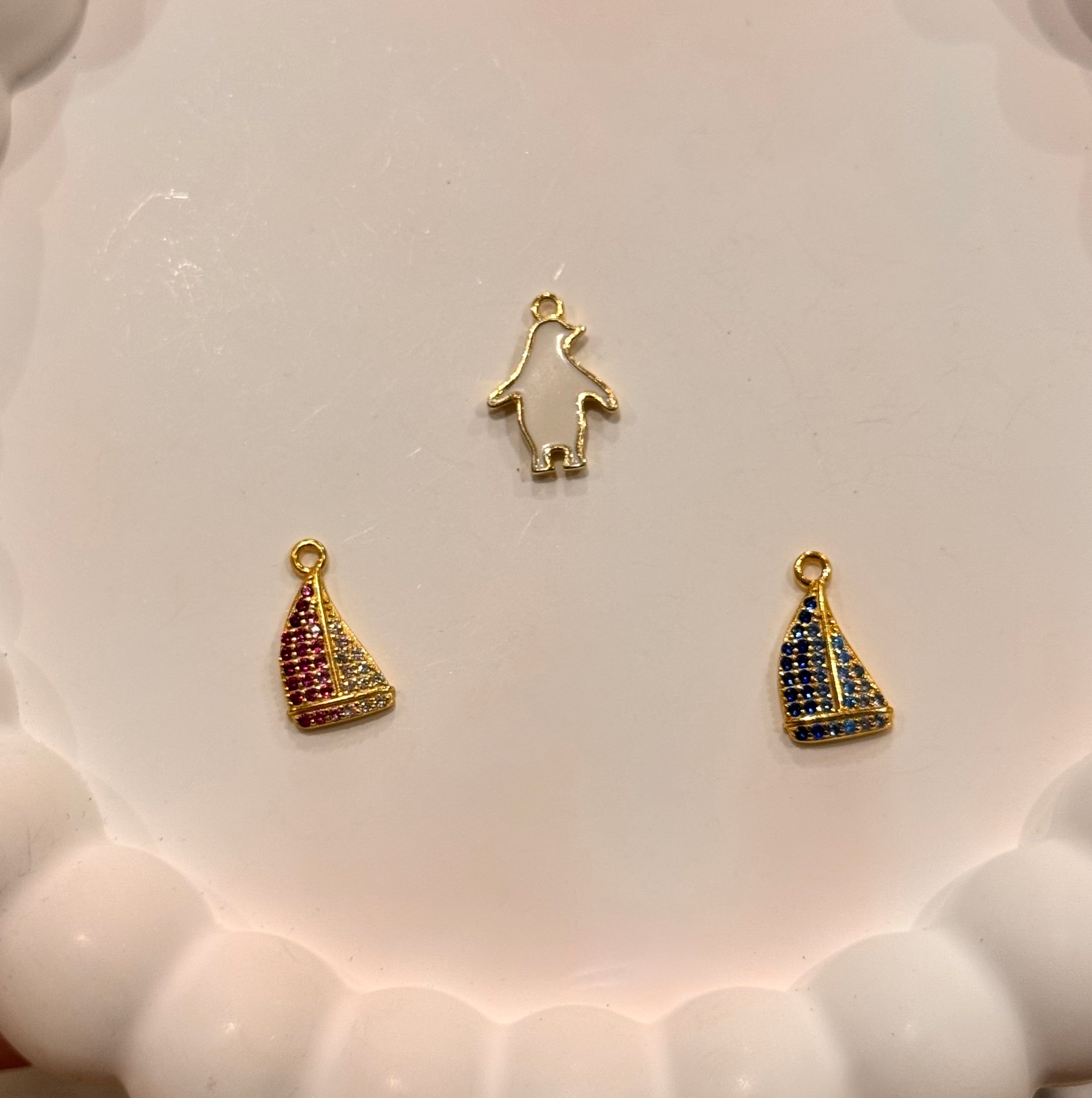 CREA LA TUA COLLANA PERLE DI FIUME - charms oro