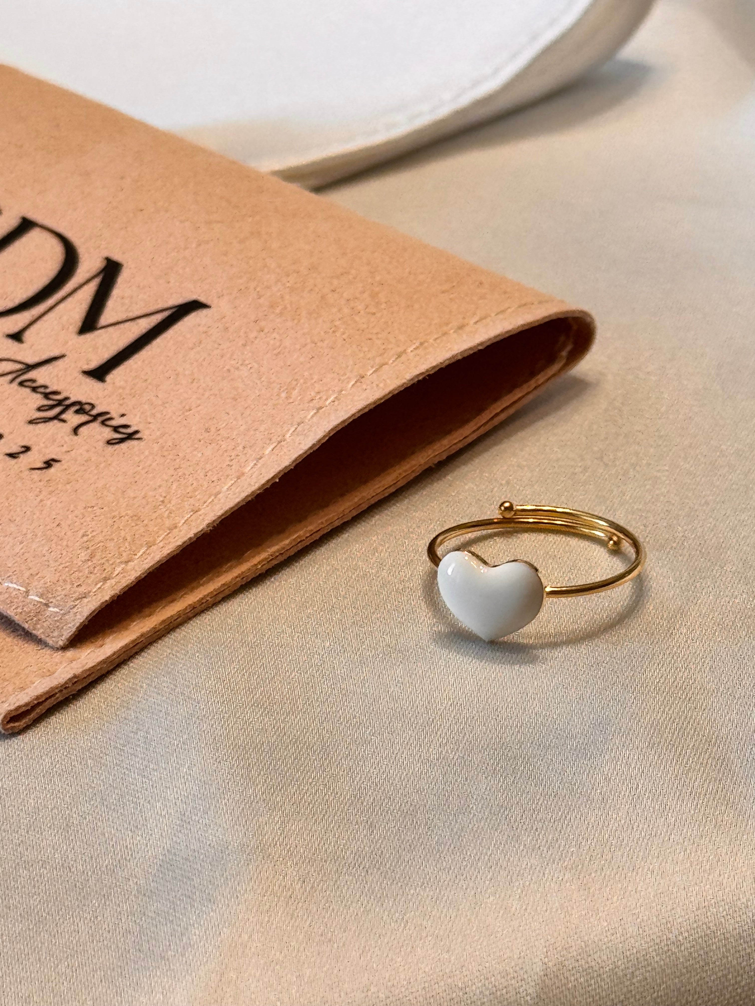 Anello Cuore Stella Smaltati