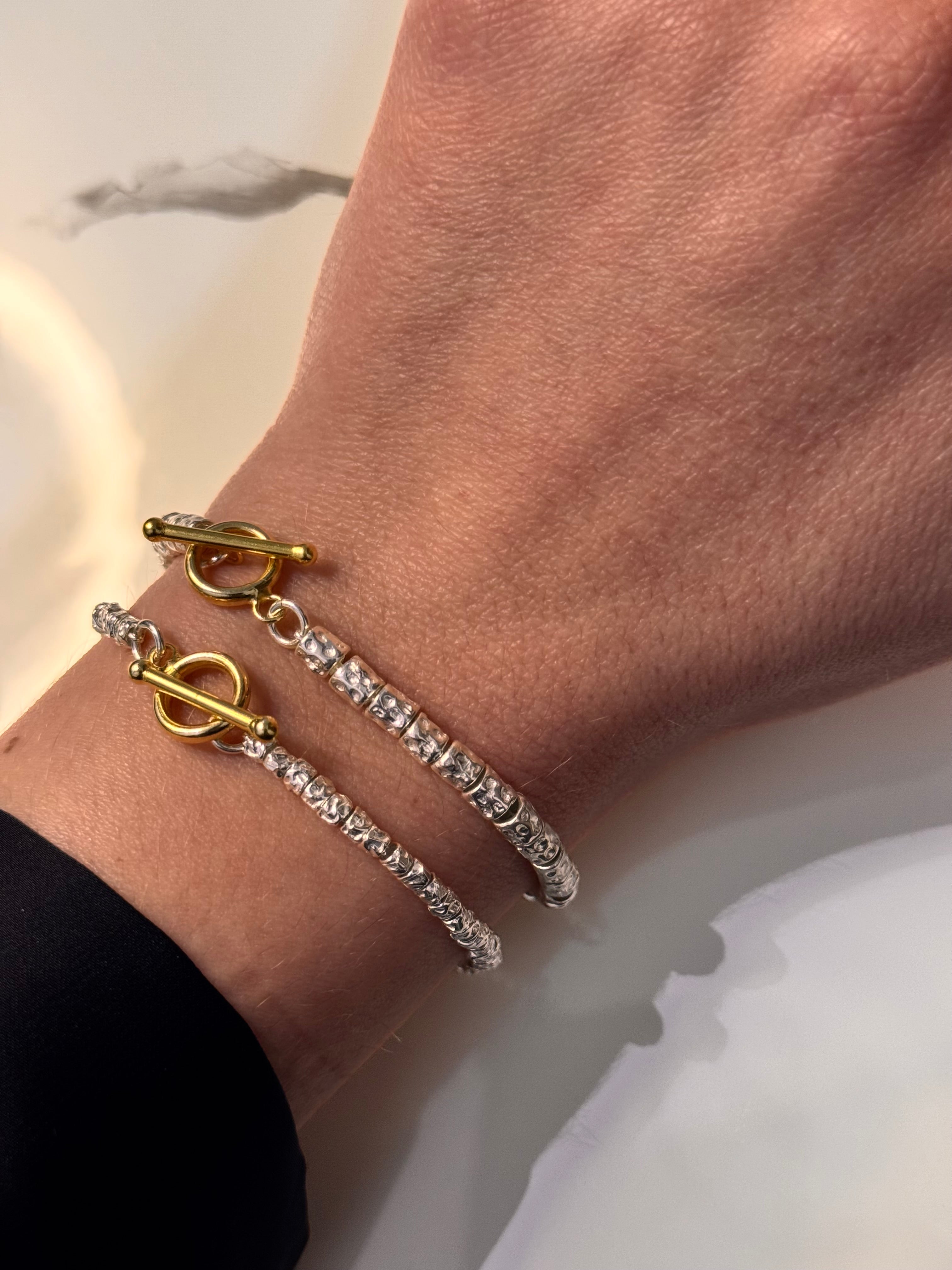 CREA IL TUO BRACCIALE GRANELLI MAXI - charms oro