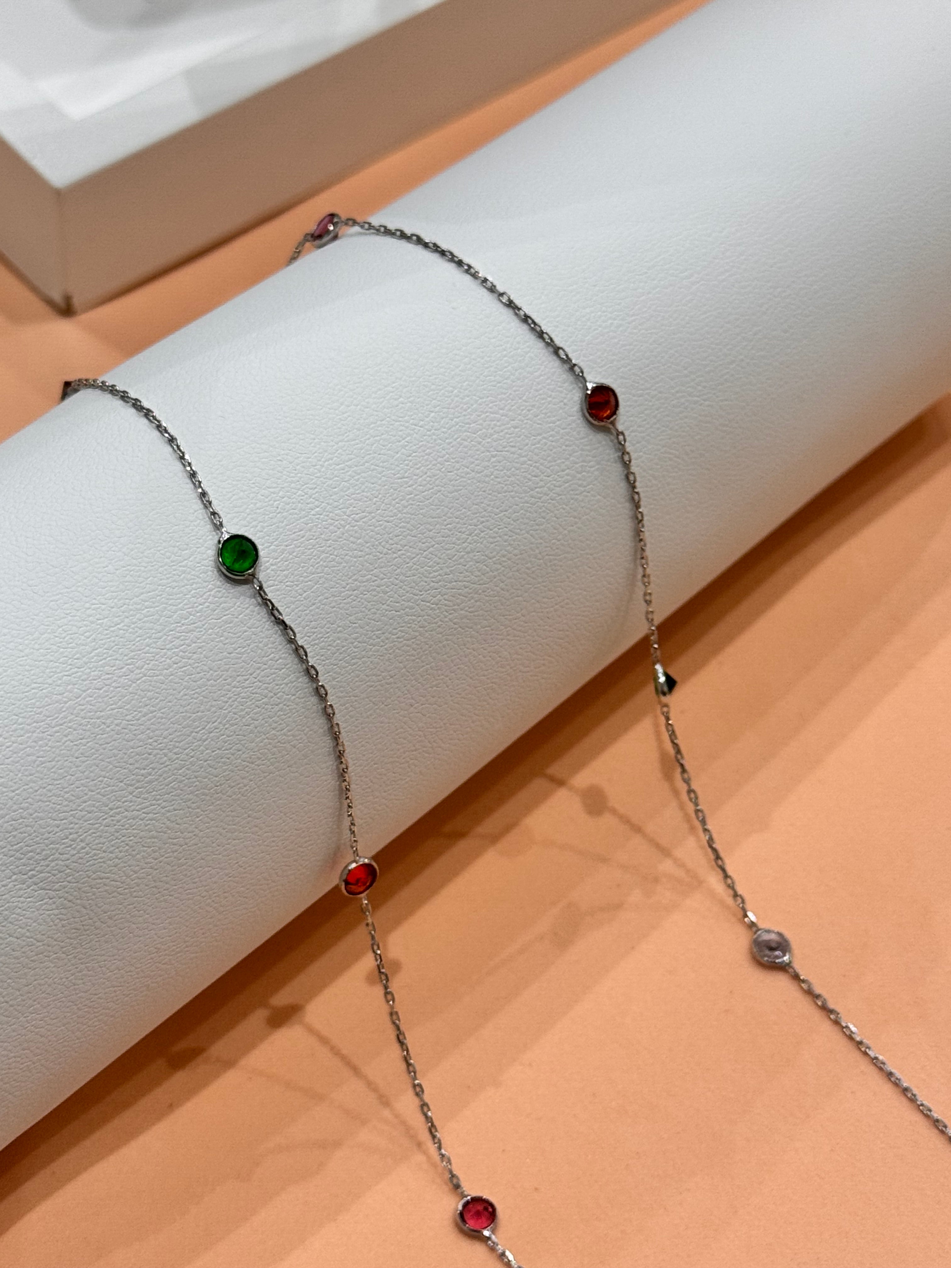 Collana Pietre Colorate