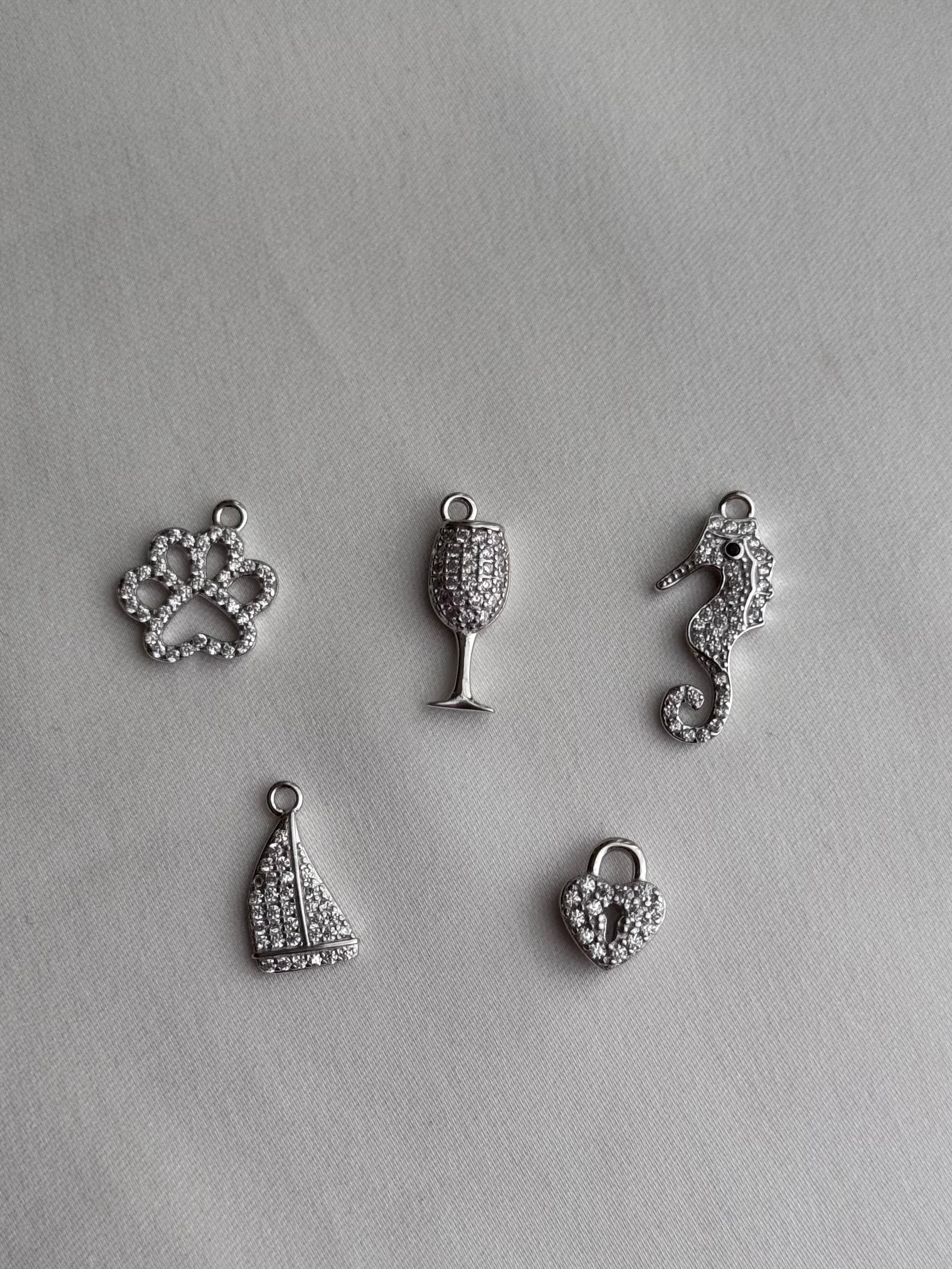 Crea il Tuo Bracciale Granelli - CHARM ARGENTATI