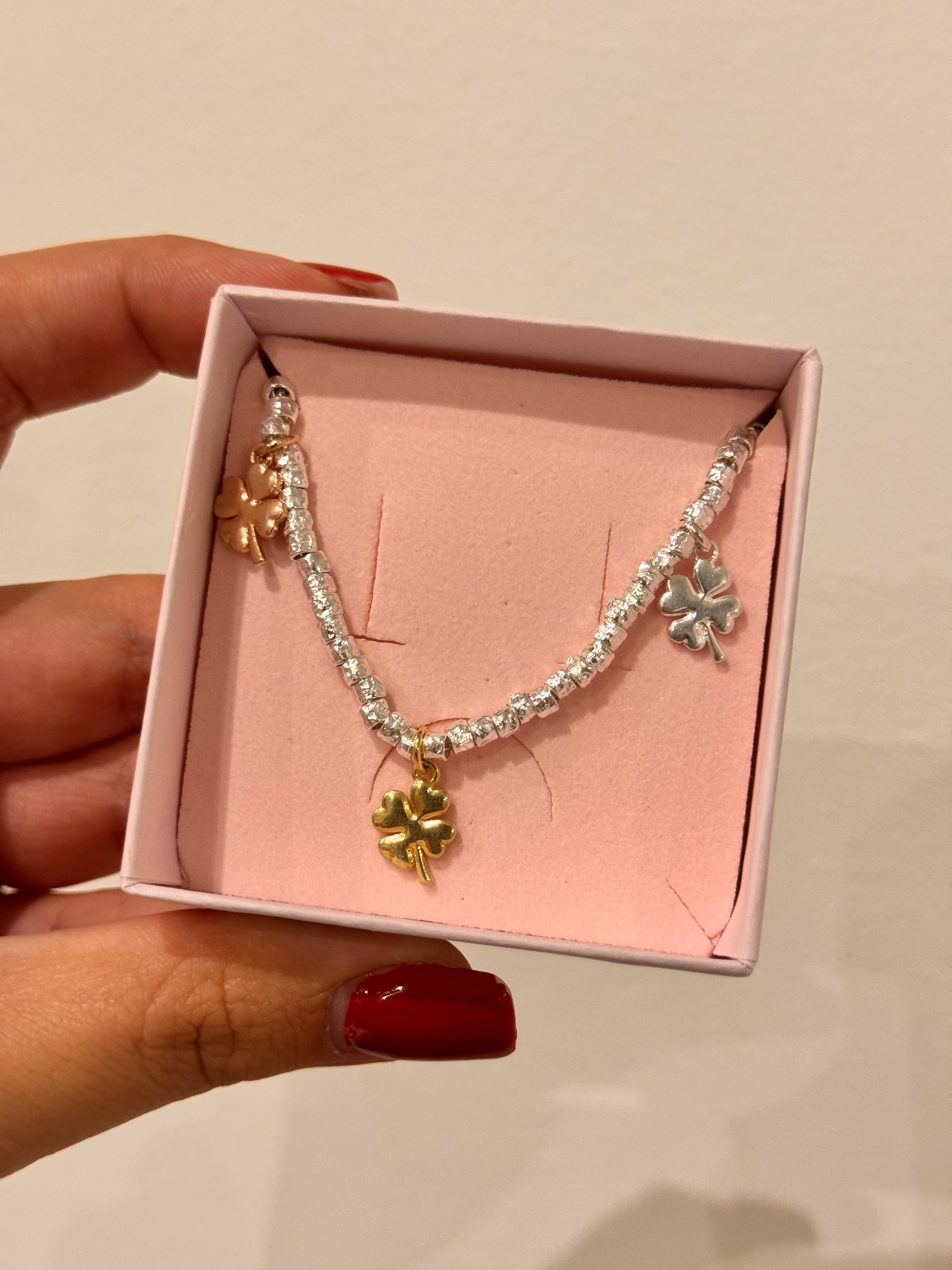 Bracciale Charm Rosa Gold