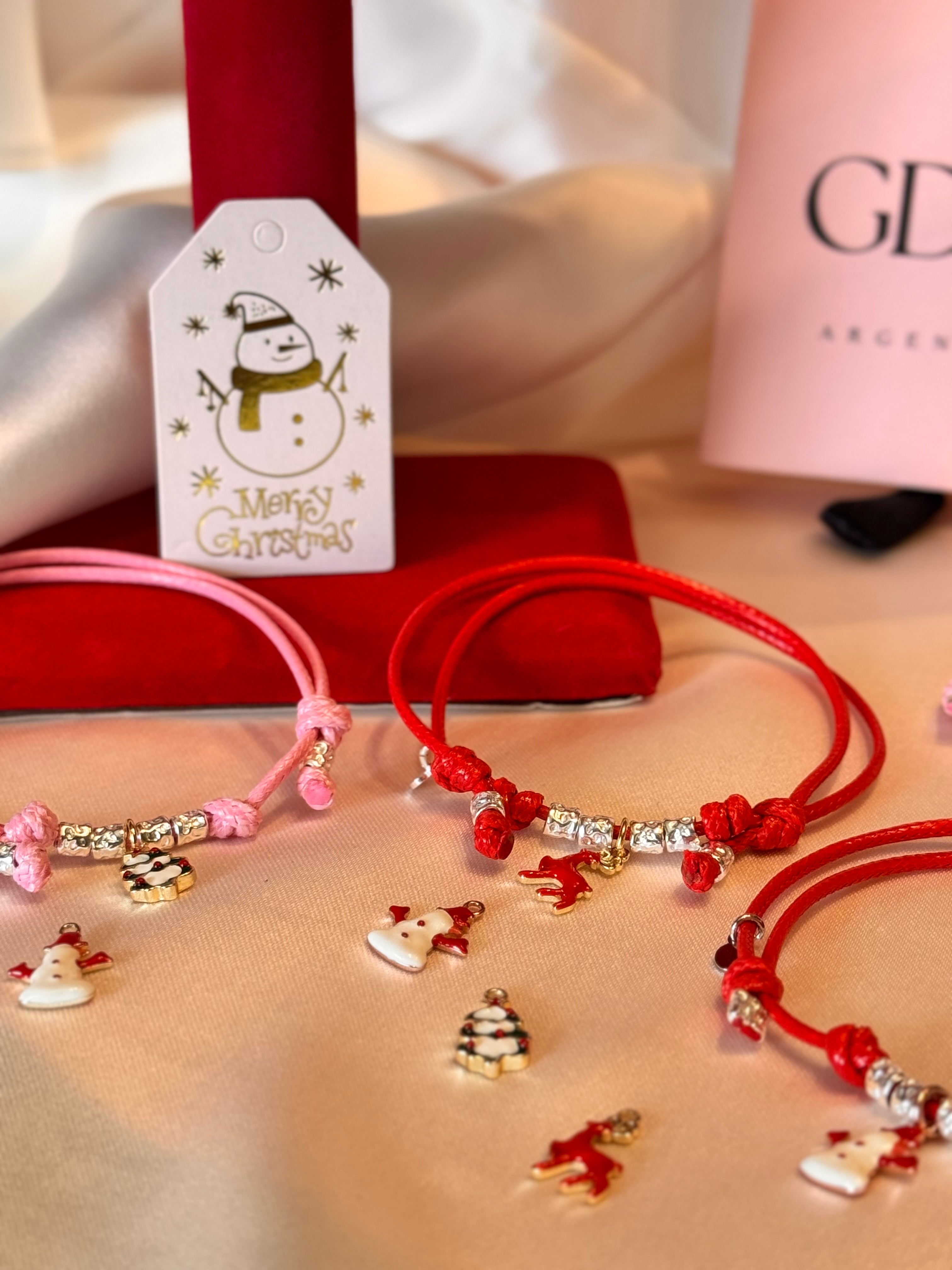 Bracciale Cordoncino Natalizio