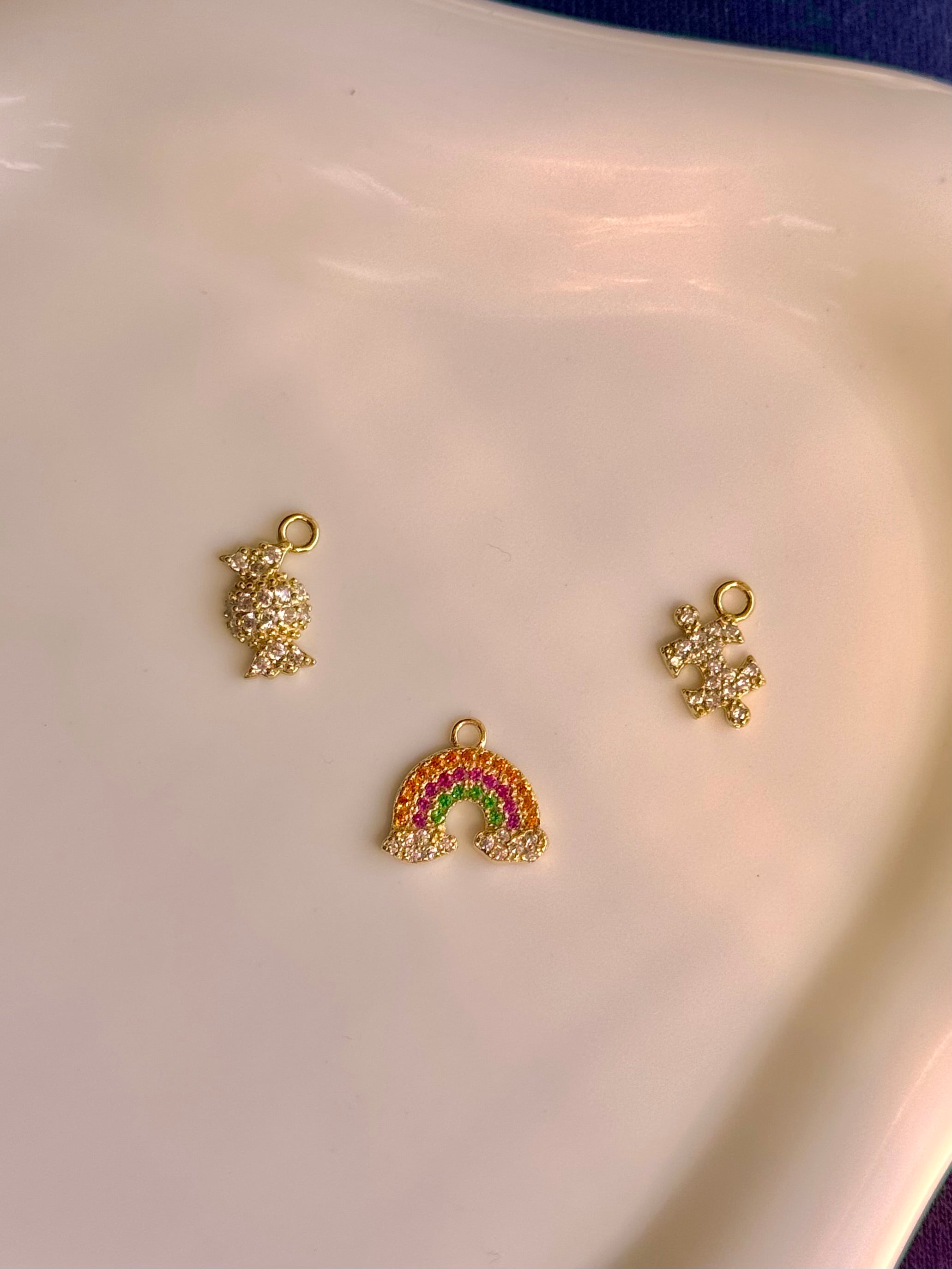 CREA IL TUO CORDONCINO - GRANELLI E CHARM ORO
