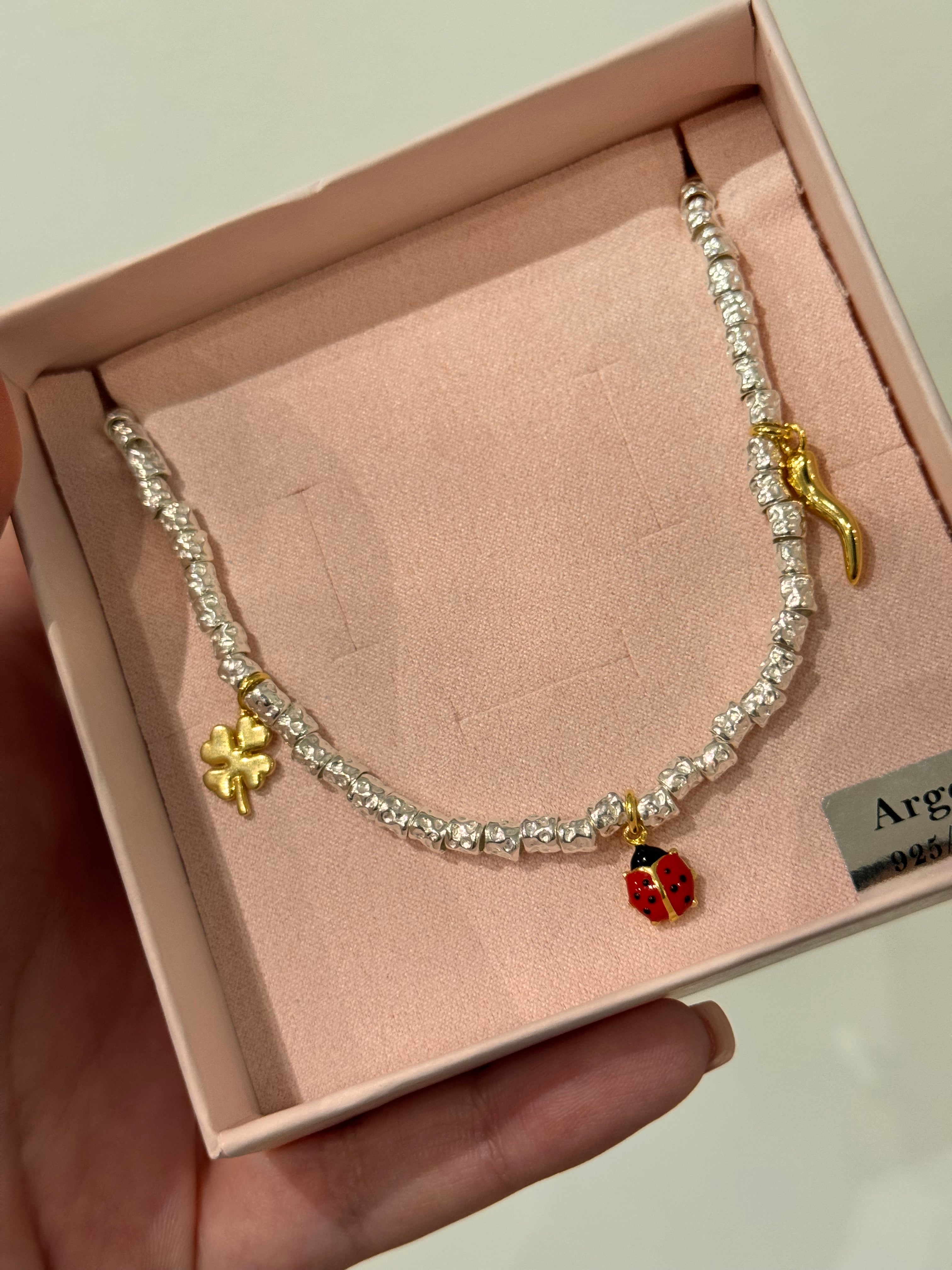 CREA LA TUA COLLANA GRANELLI MAXI - charms oro