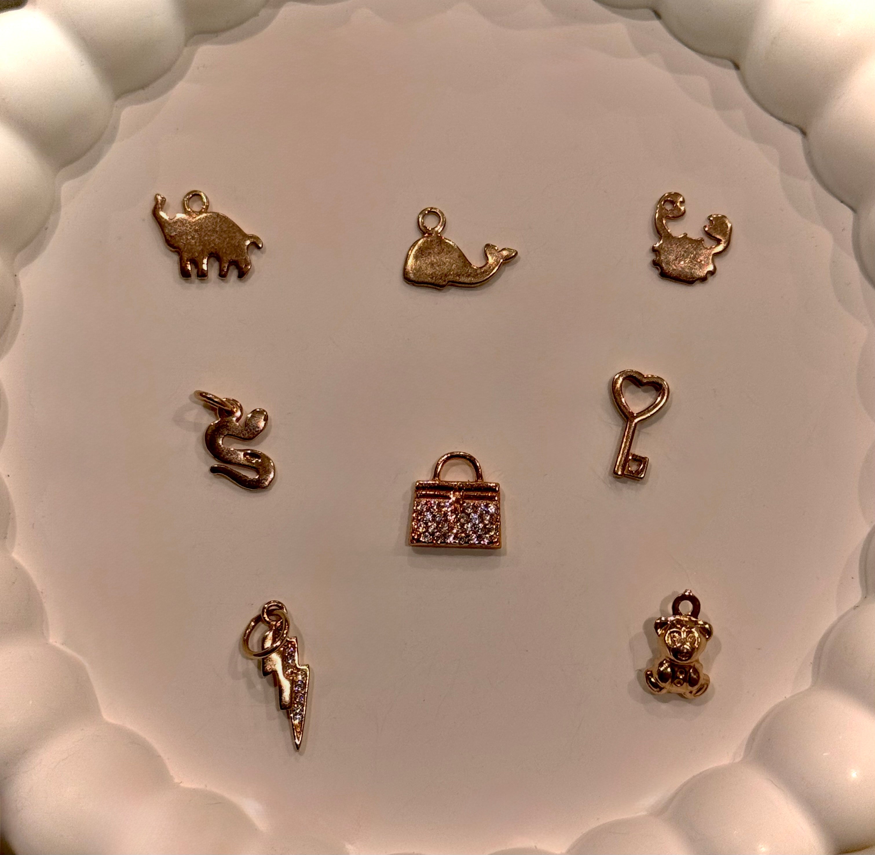 CREA LA TUA COLLANA PERLE DI FIUME - charms rosa