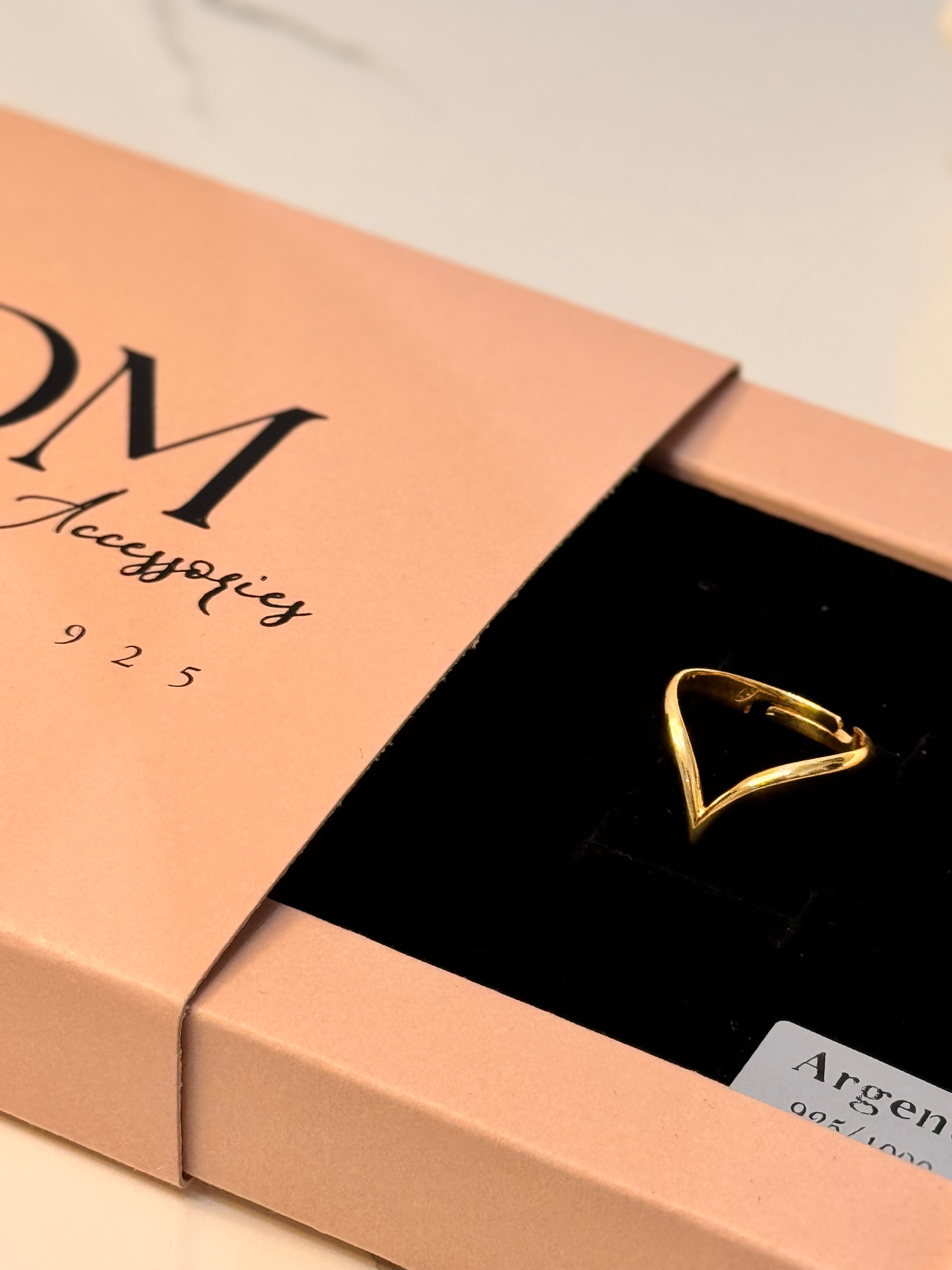 Anello Corona Dorata