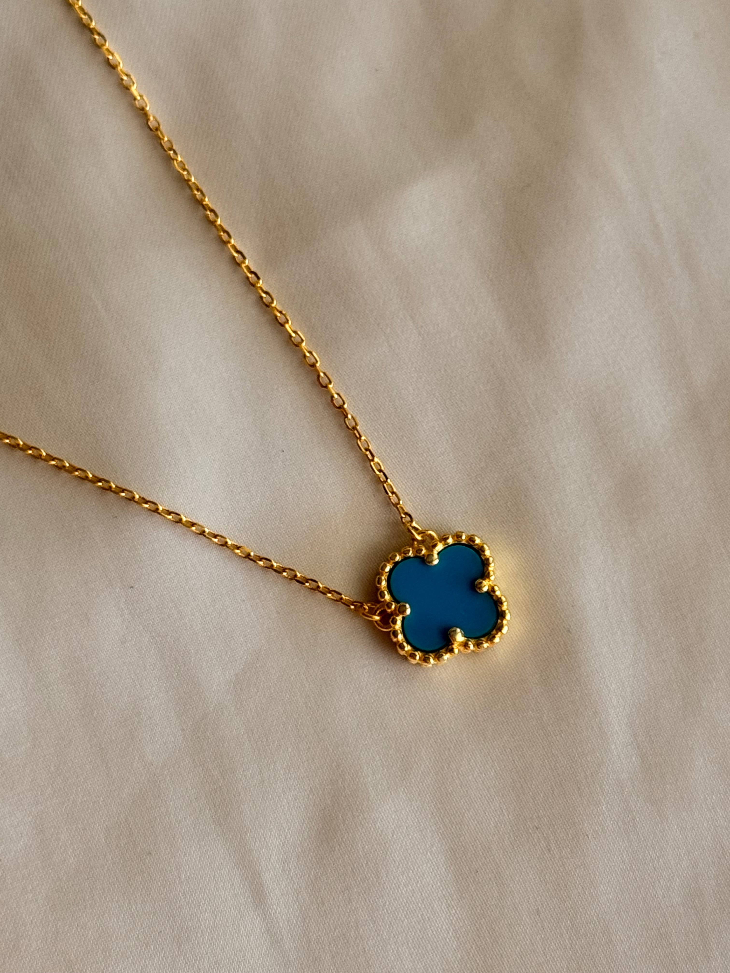 Collana Fiore Turchese