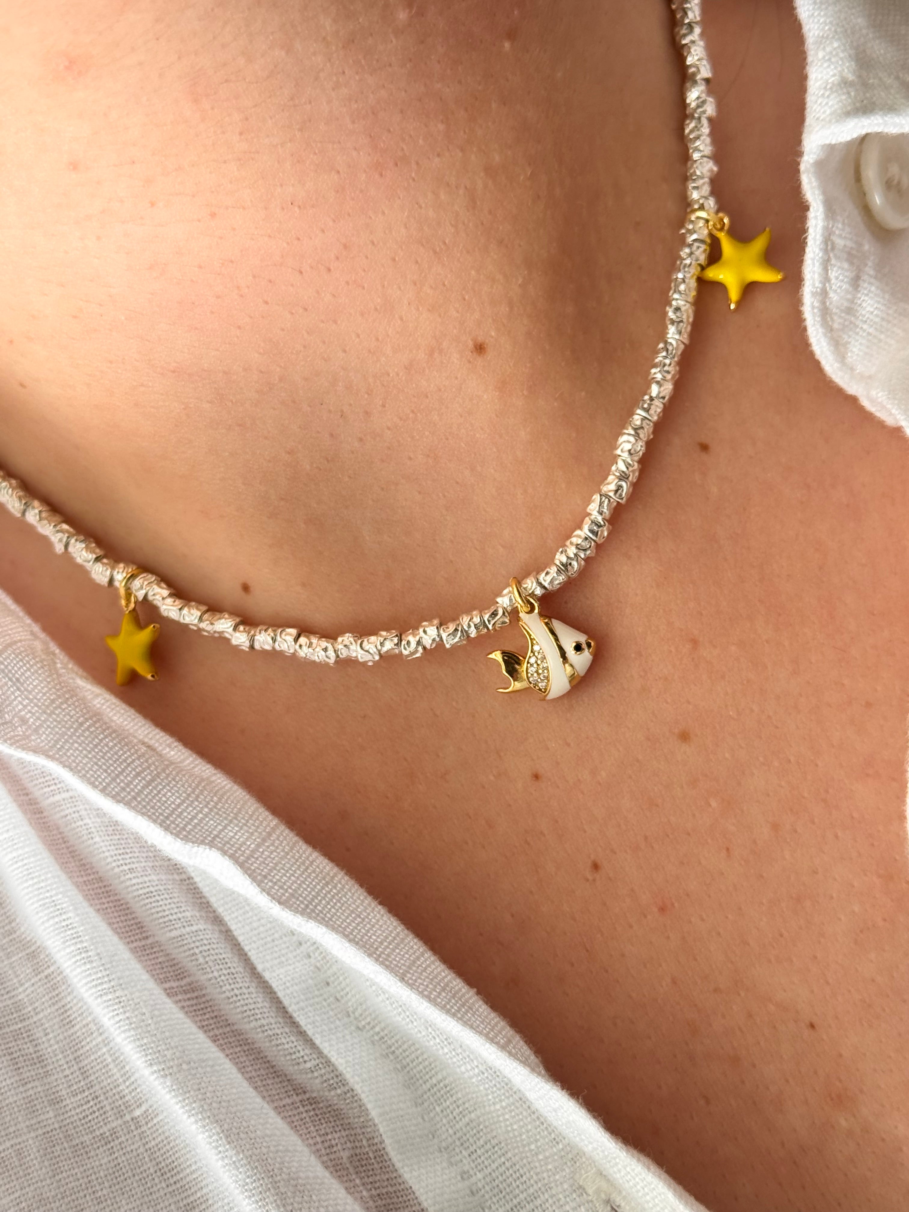 Collana Pesce e Stelle
