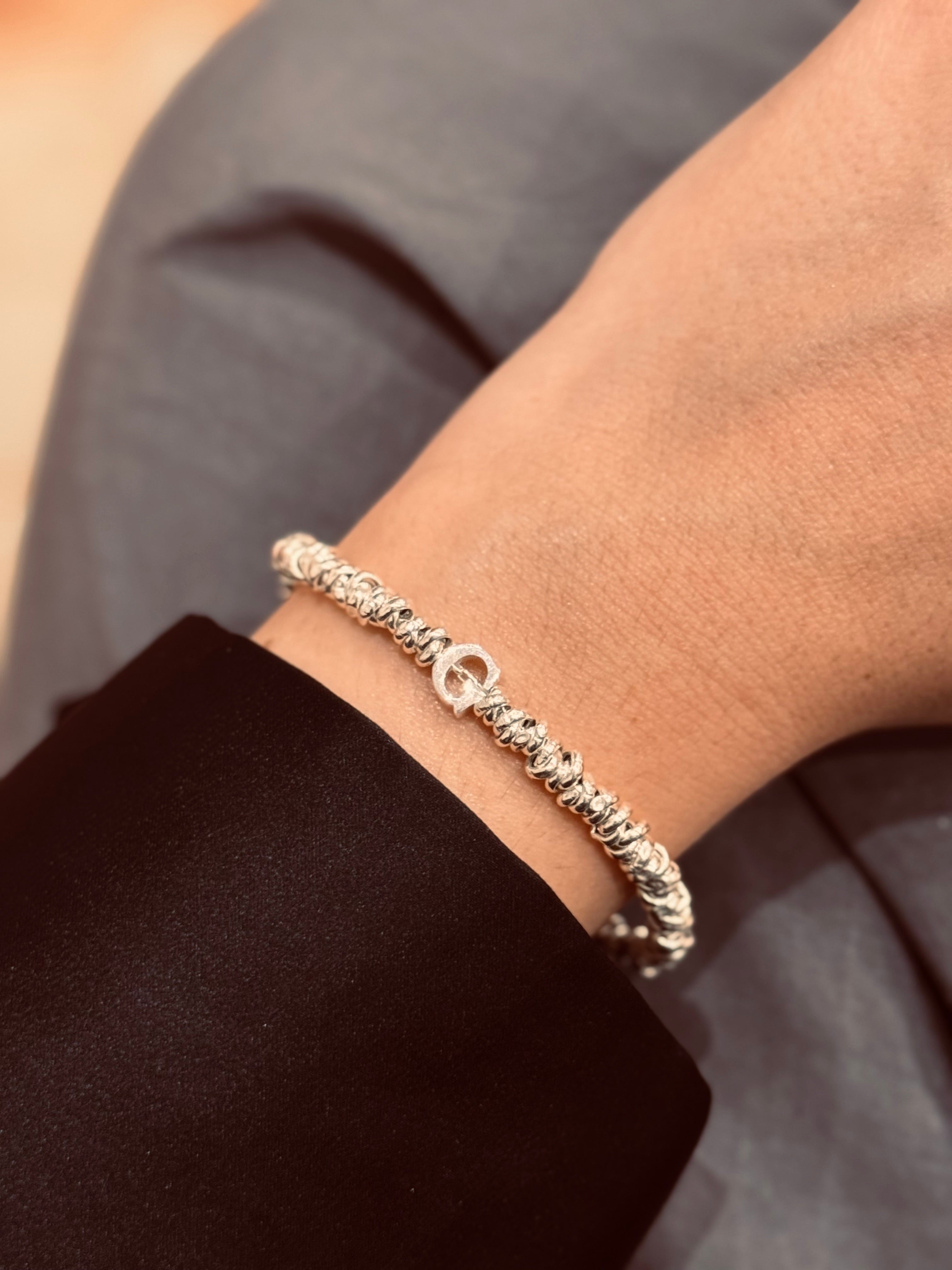 Bracciale Letterina Passante