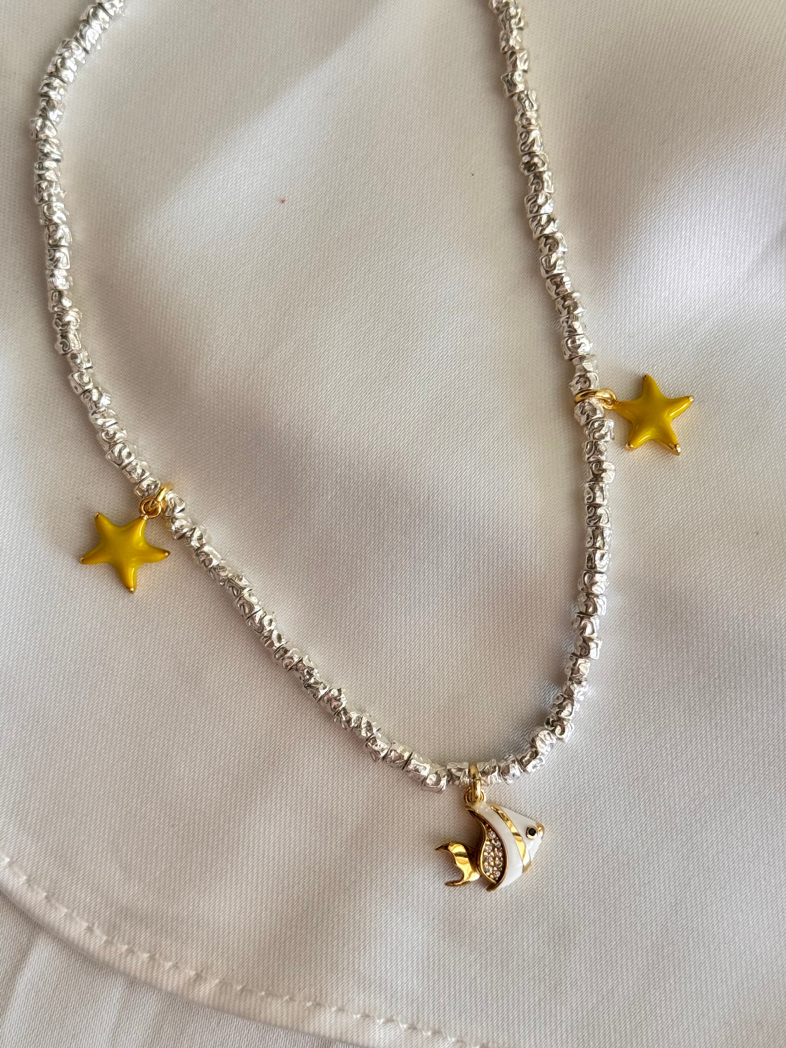 Collana Pesce e Stelle