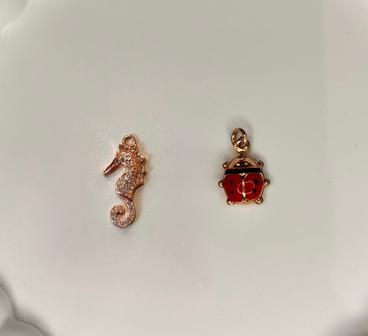 CREA LA TUA COLLANA PERLE DI FIUME - charms rosa