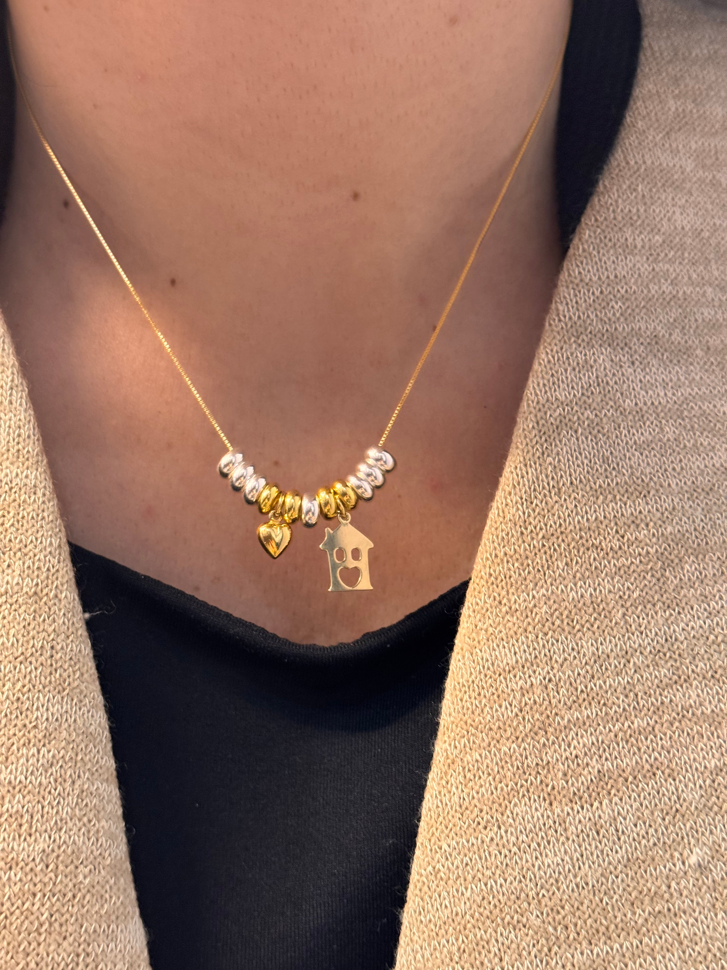 Collana Casetta Dorata