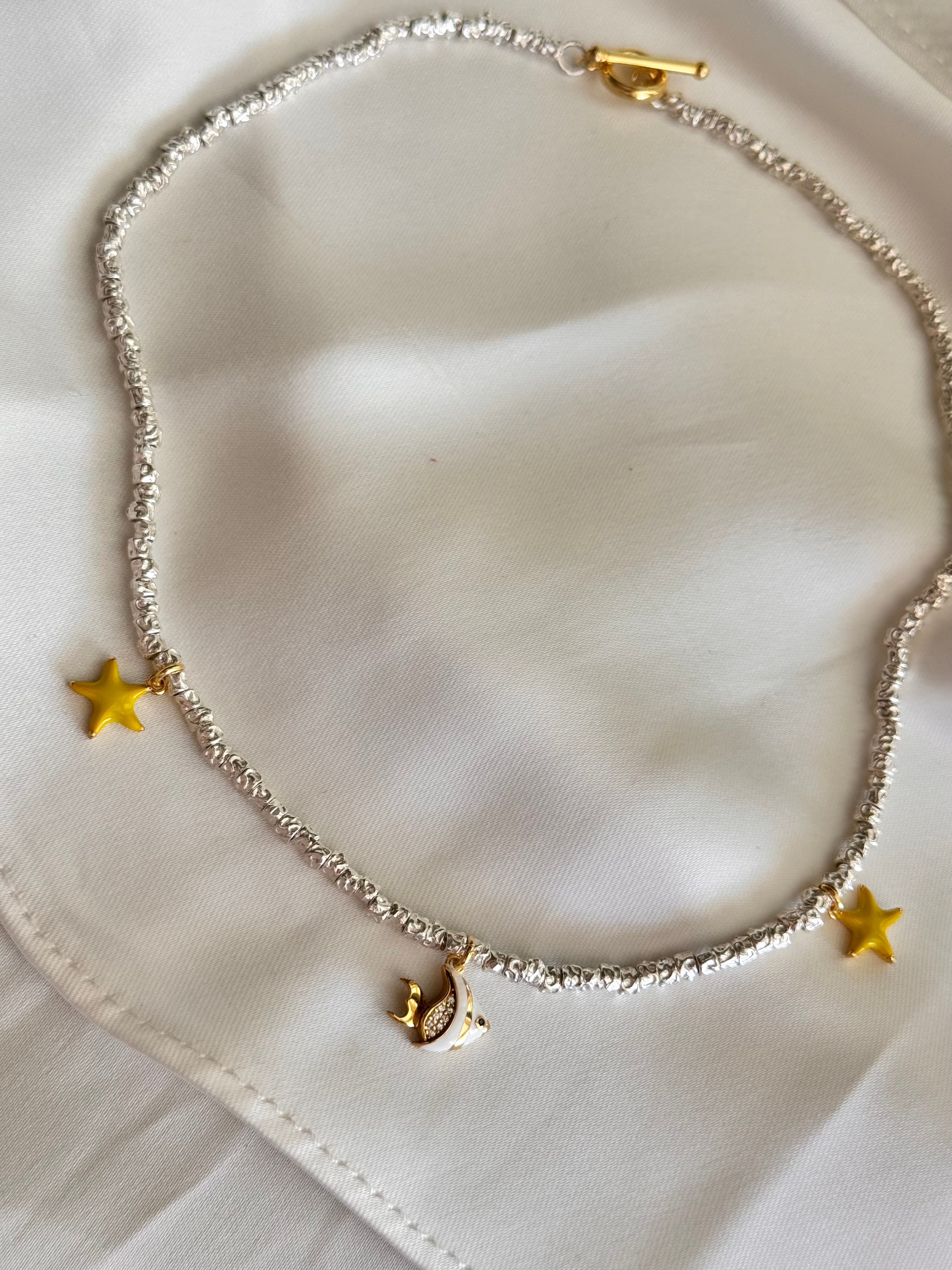 Collana Pesce e Stelle