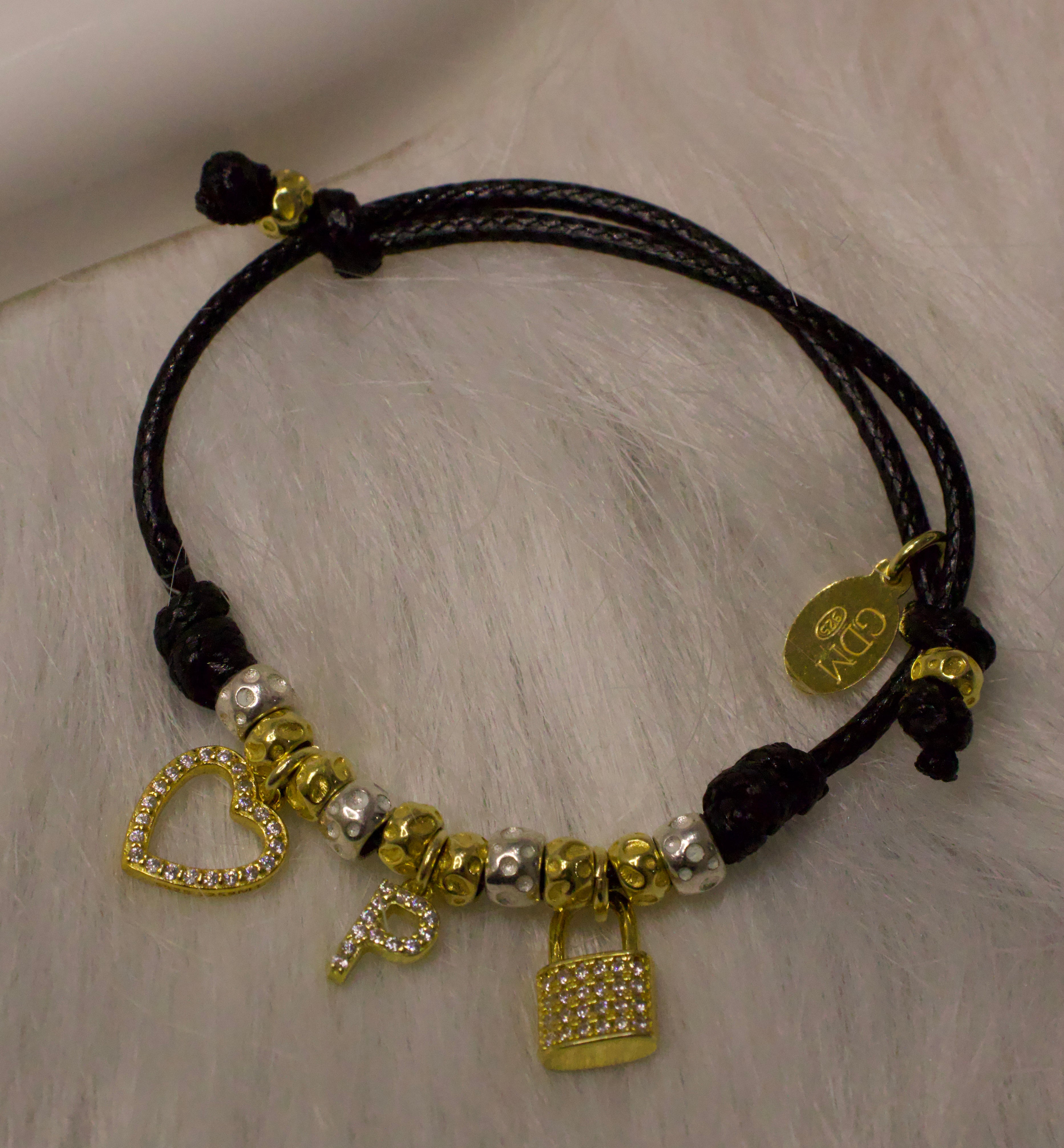 CREA IL TUO CORDONCINO - GRANELLI E CHARM ORO