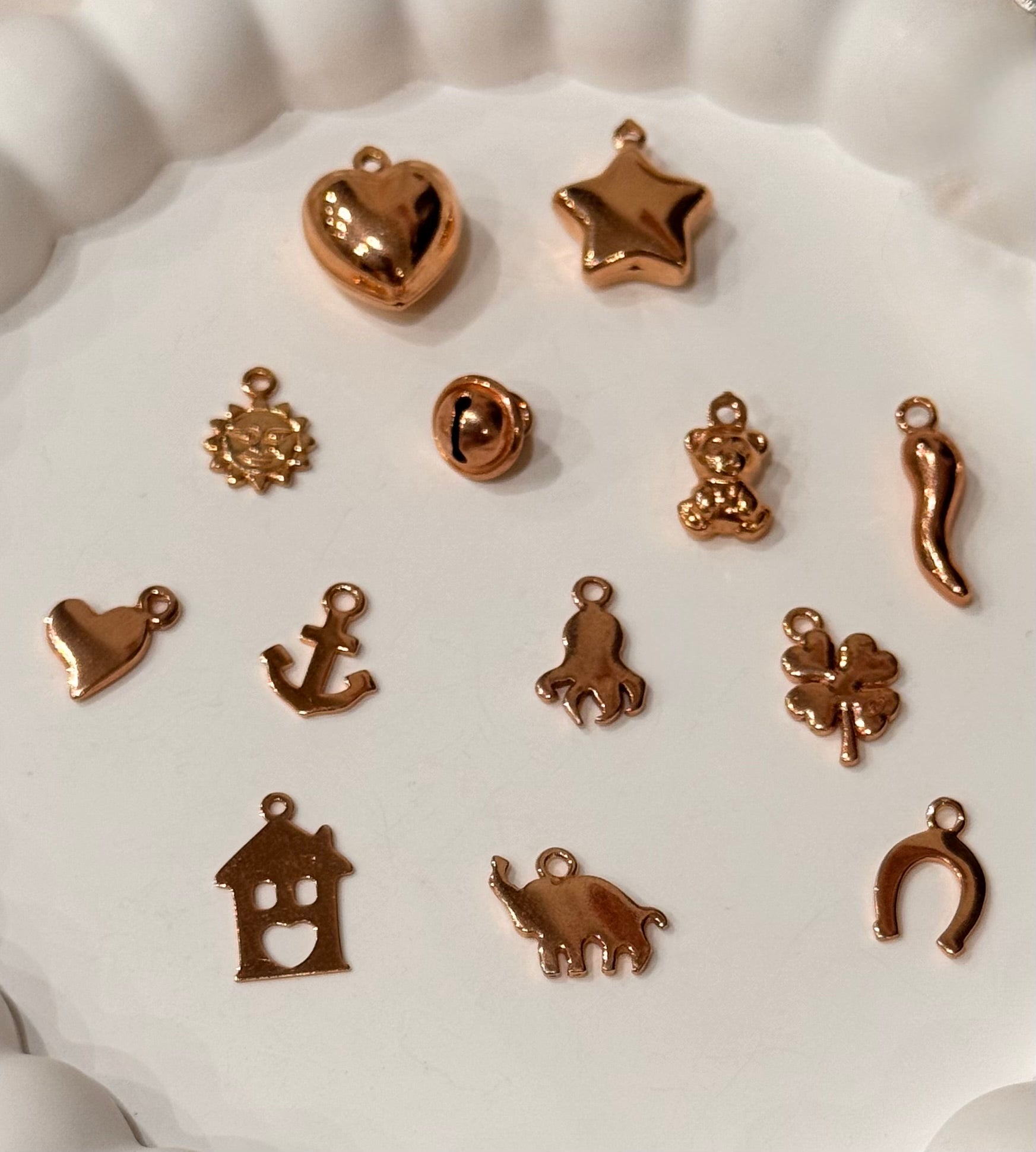 Crea il Tuo Orecchino - Charms Rosa