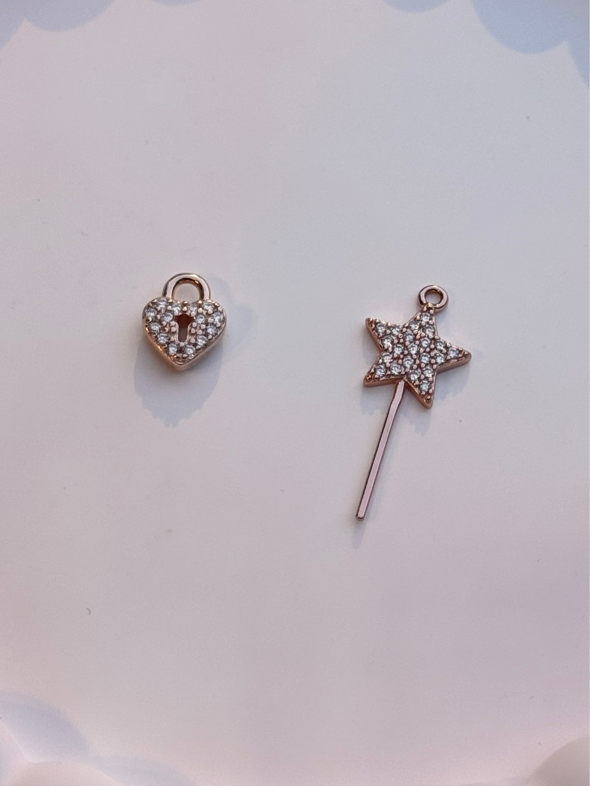 CREA LA TUA COLLANA GRANELLI - charms rosa