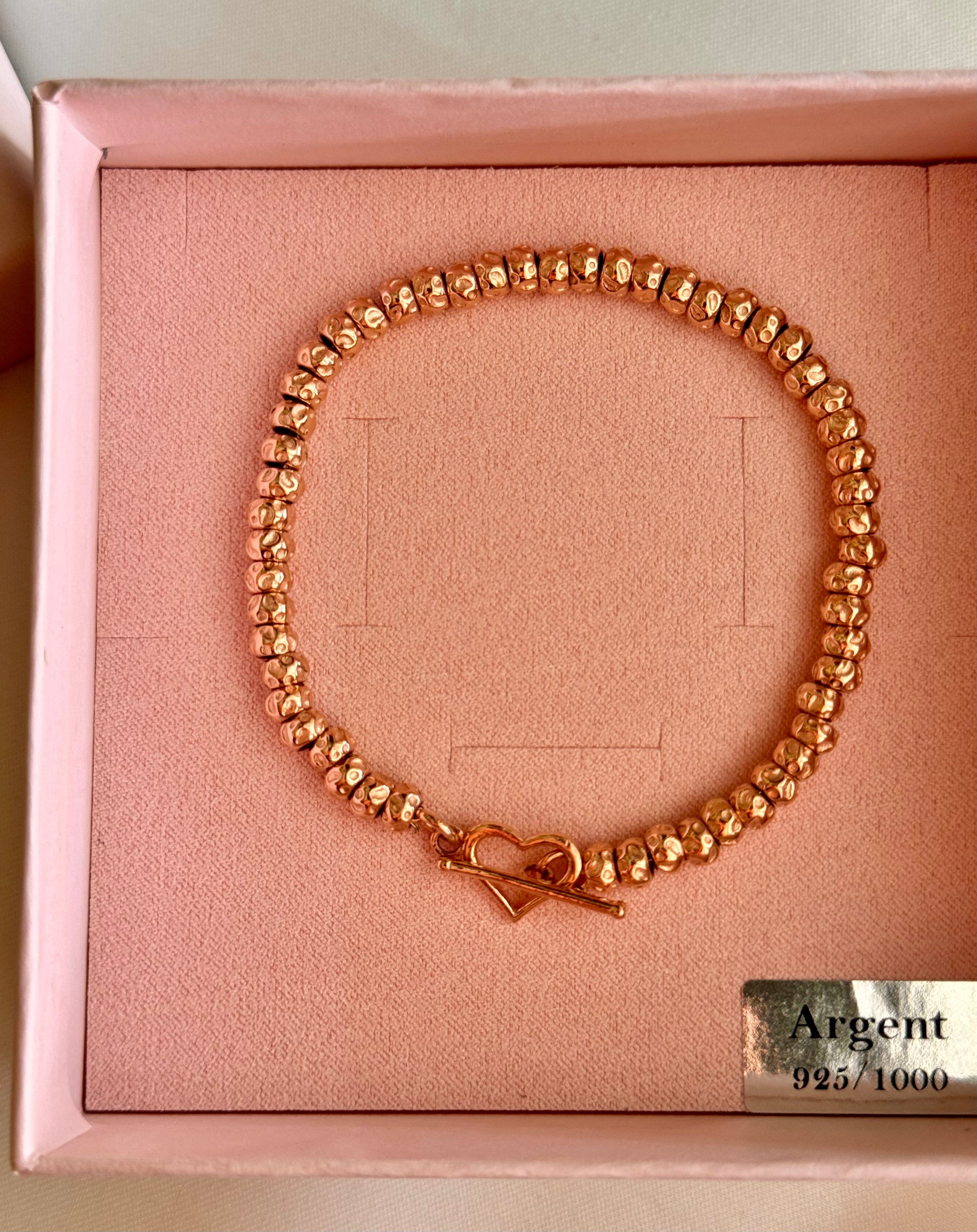 Crea il tuo Bracciale Granelli Bombati e Tondeggianti ROSA