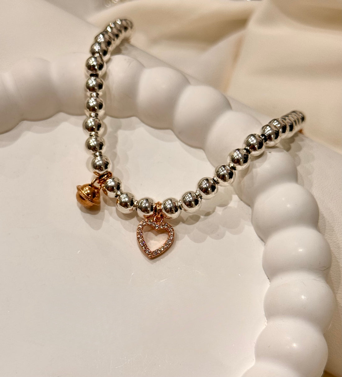 Crea il tuo Bracciale Sfere - Charms Rosa
