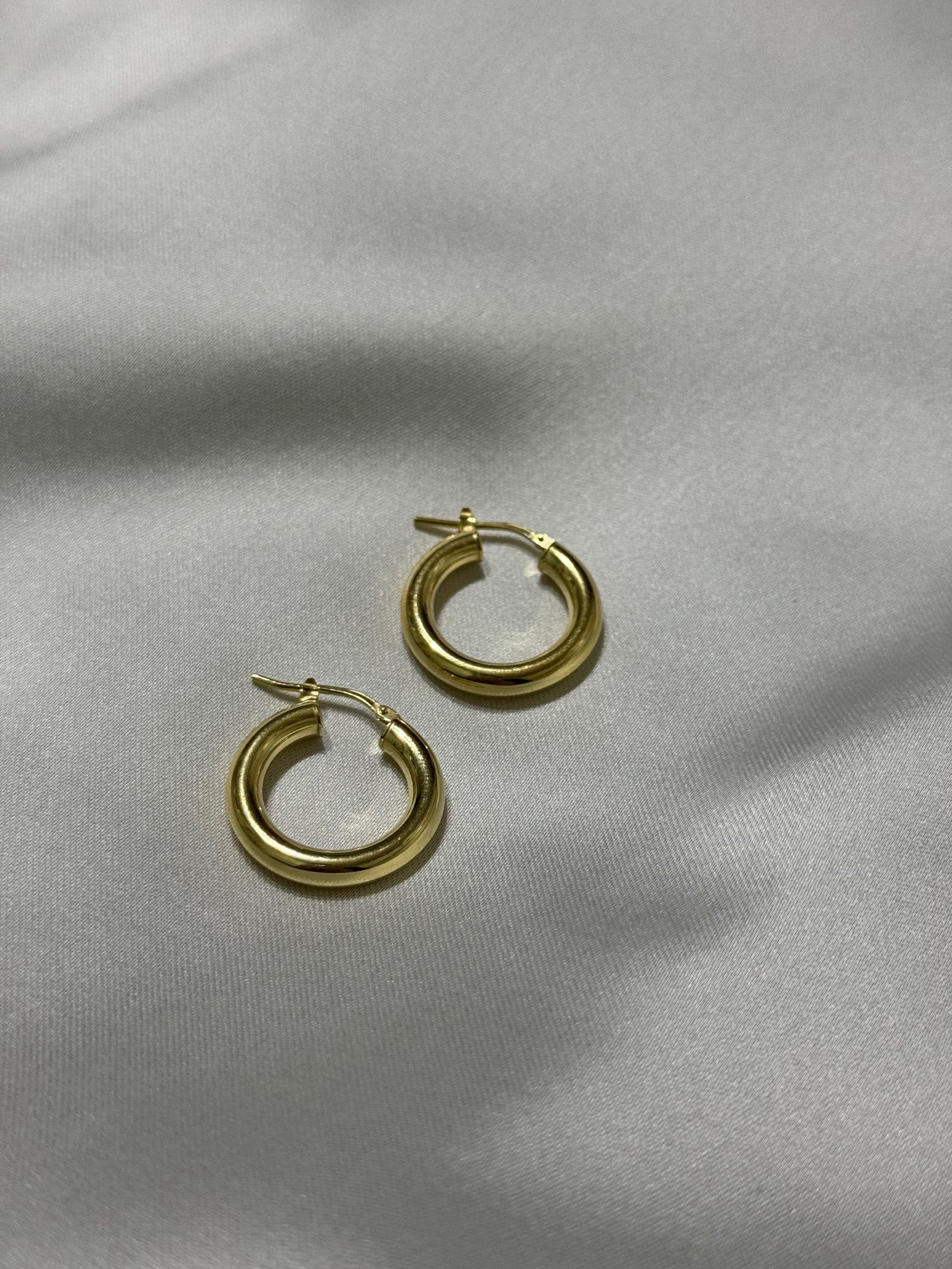 Orecchini Cerchietti Dorati Piccoli
