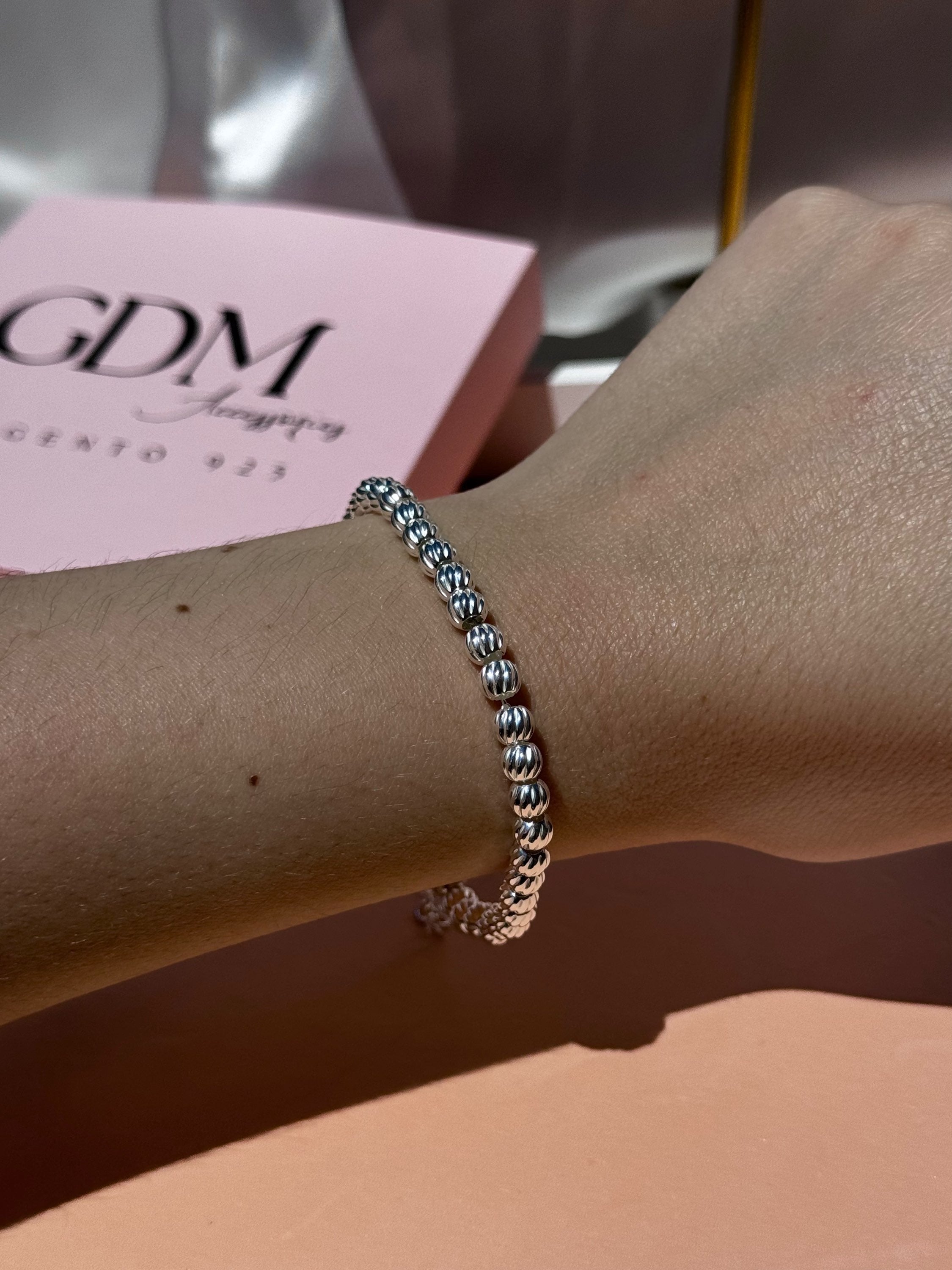 Bracciale Sfere Rigate