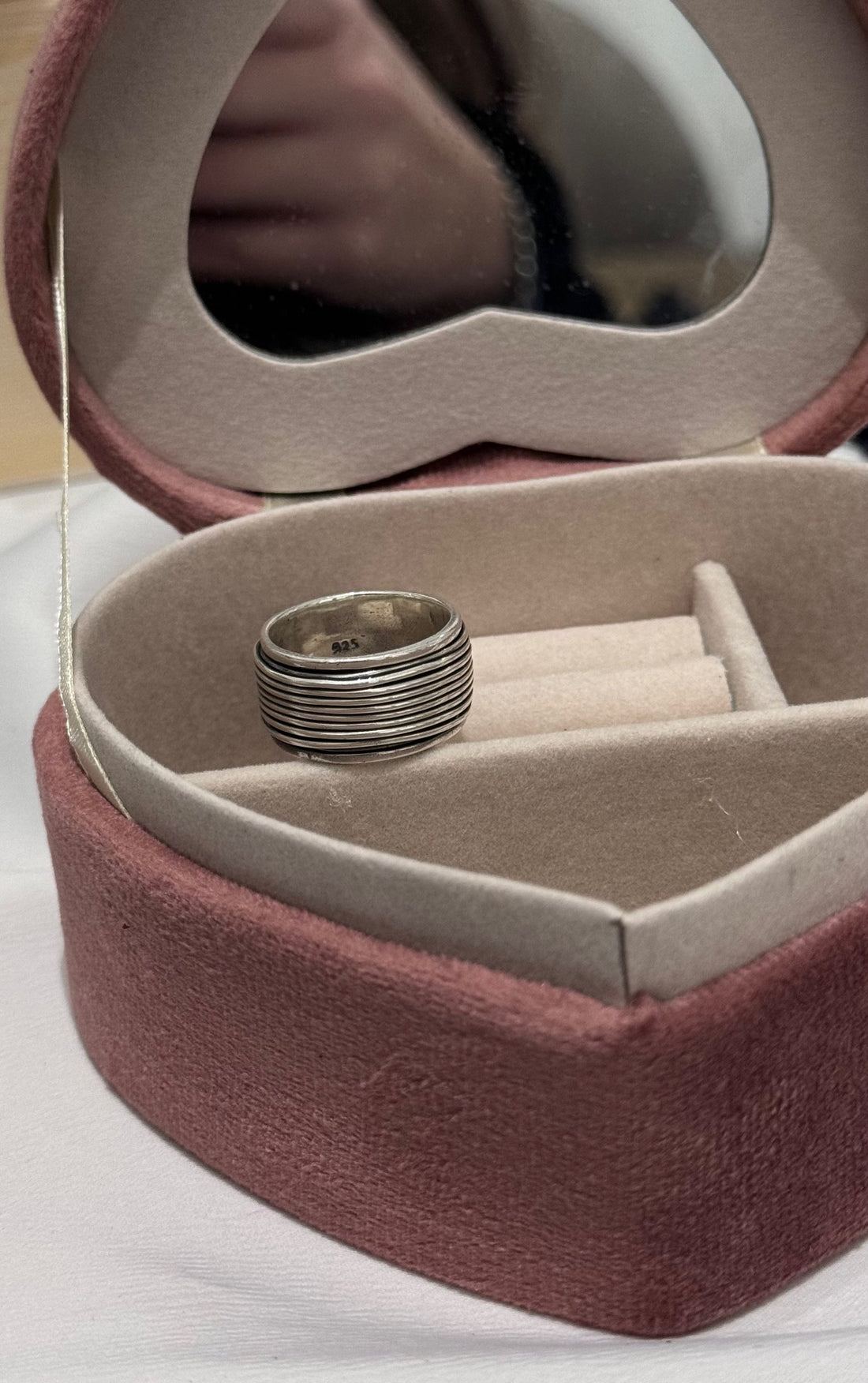 Anello a Fascia Rigato