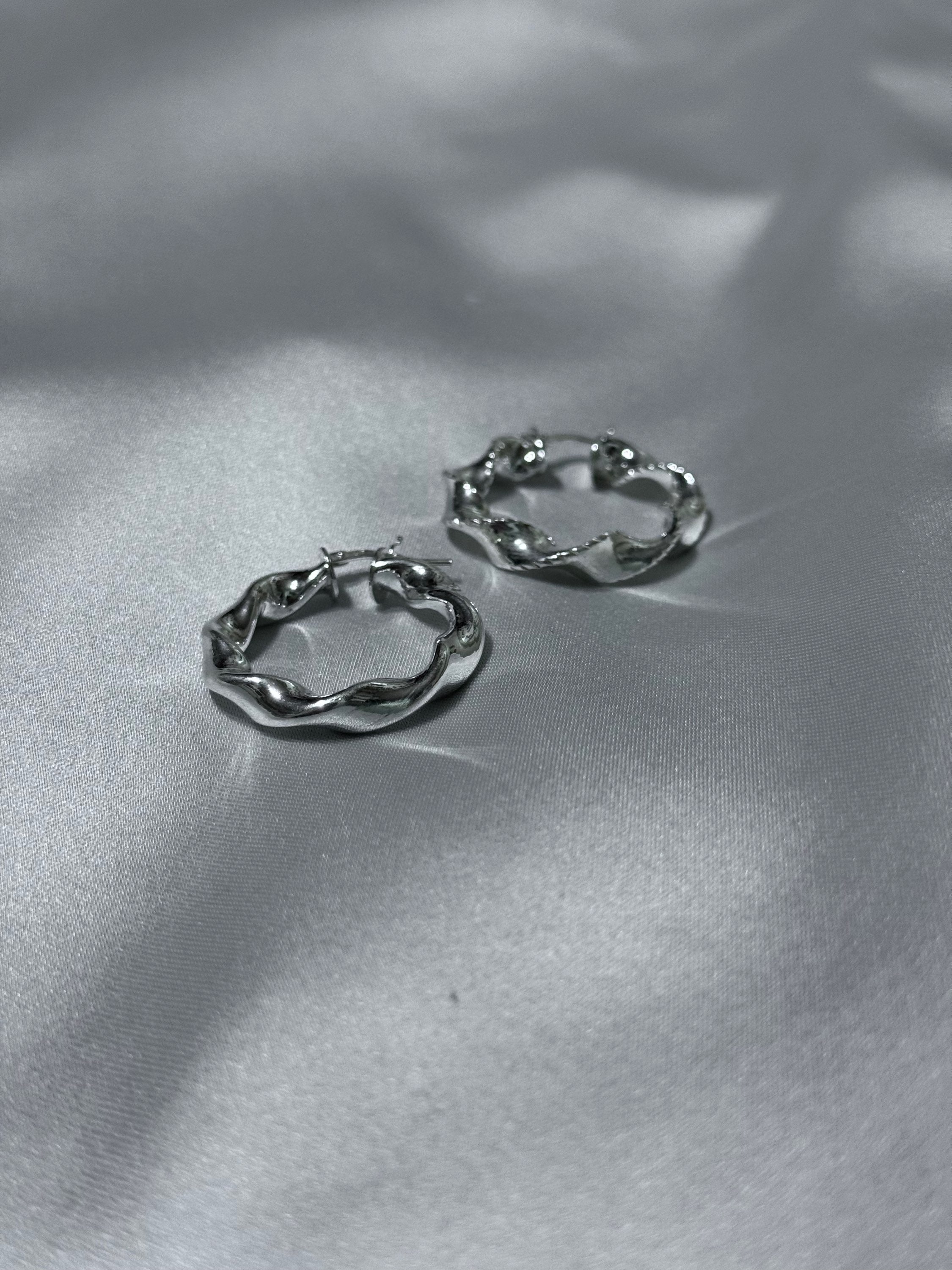 Orecchini Wave Silver