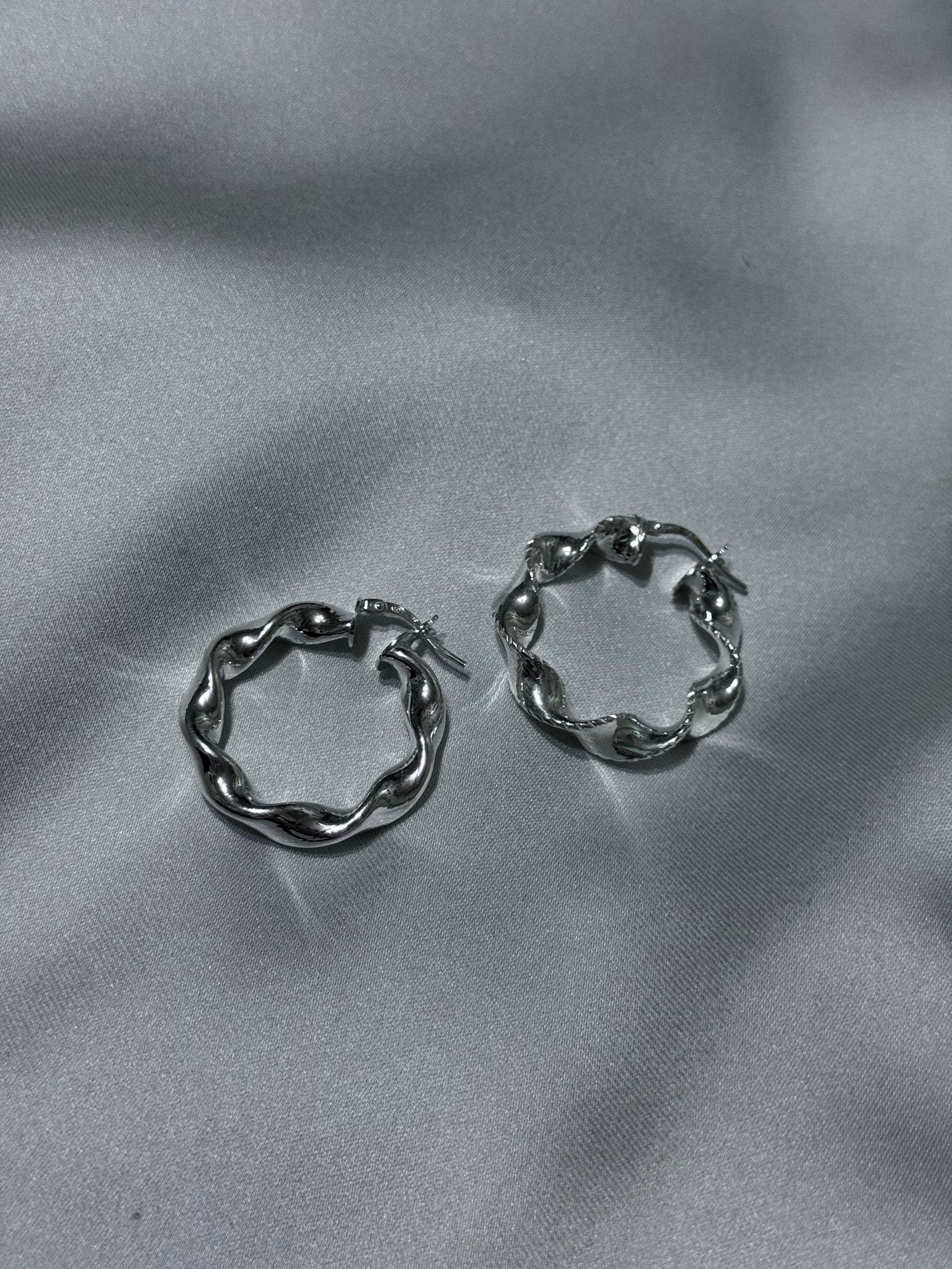 Orecchini Wave Silver